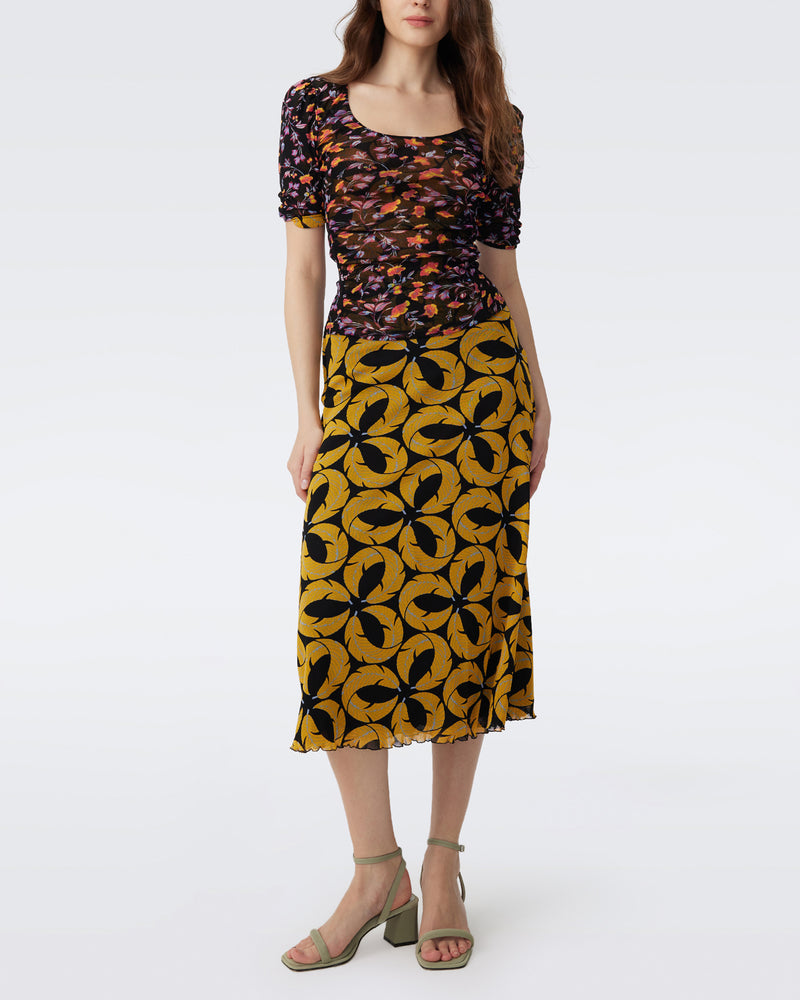 DVF DARLENE REVERSIBLE SKIRT