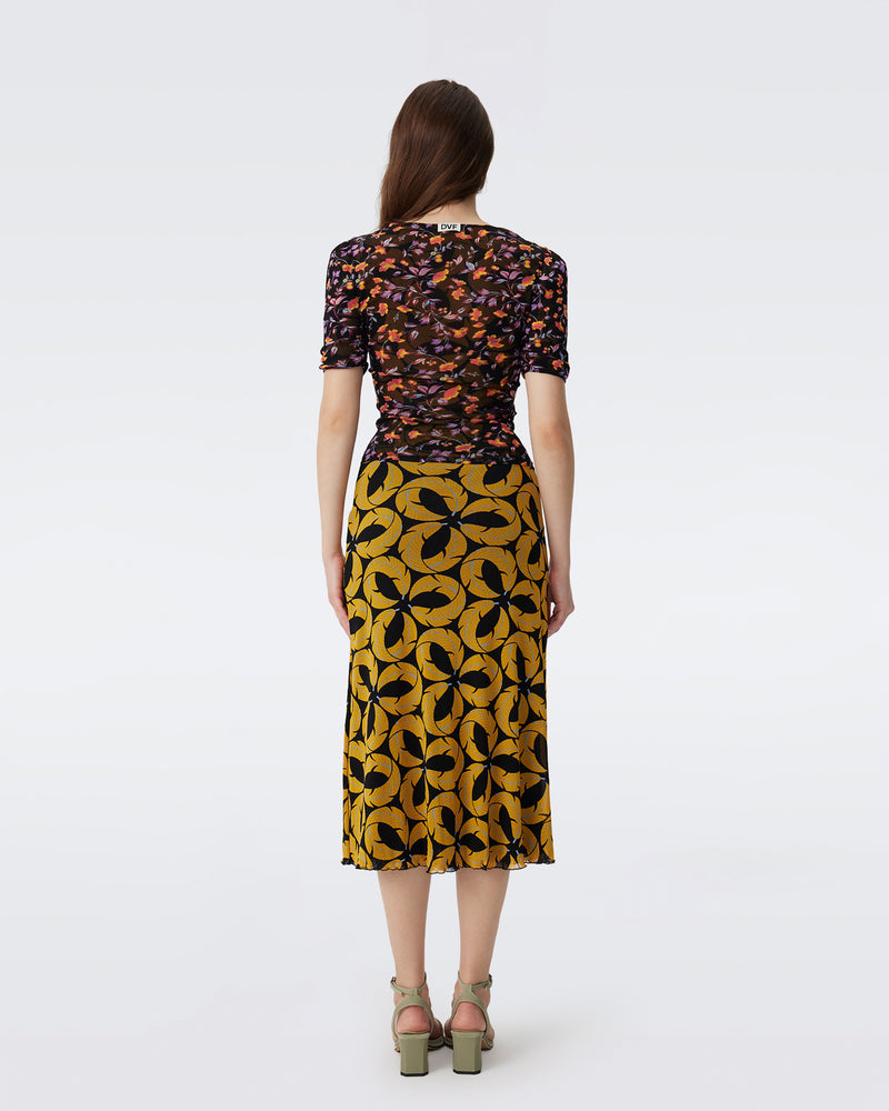 DVF DARLENE REVERSIBLE SKIRT