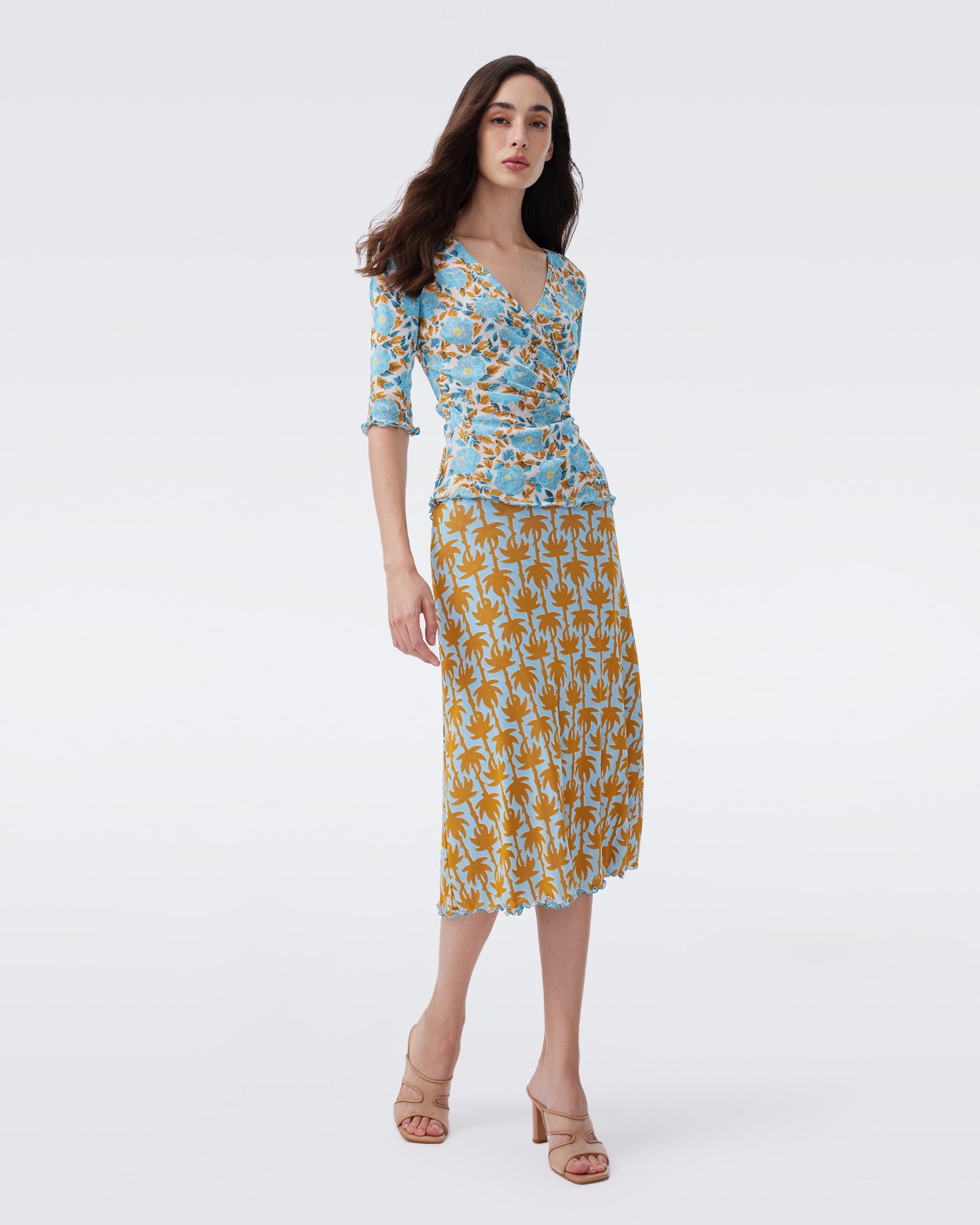 DVF DARLENE REVERSIBLE SKIRT