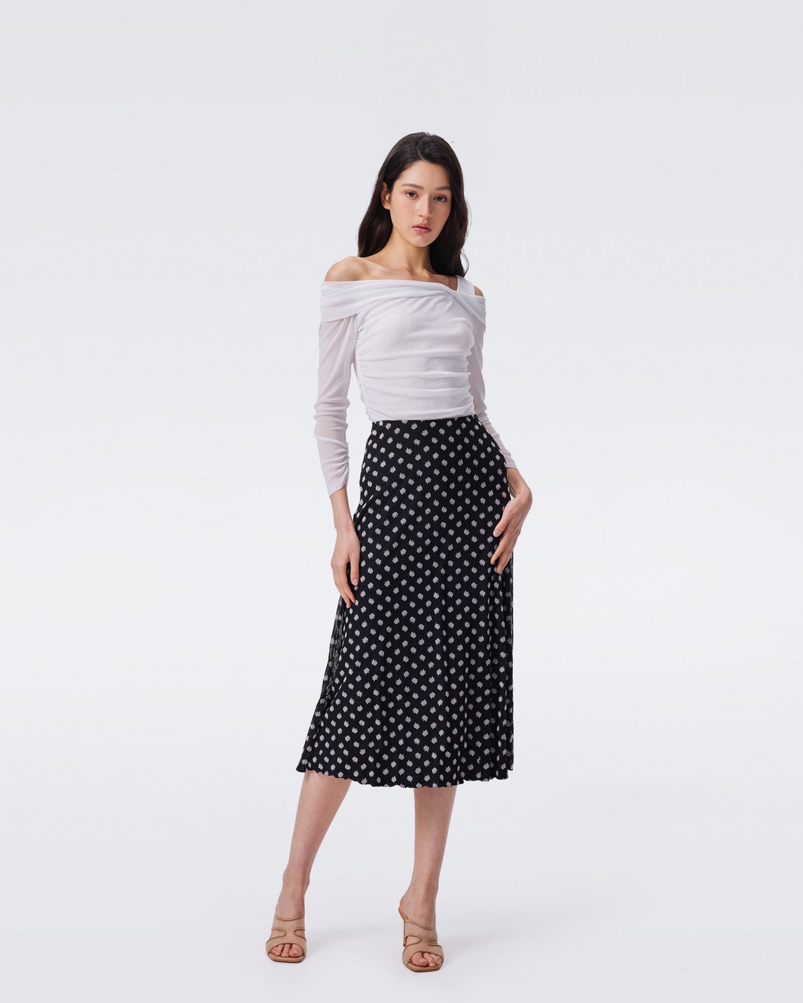DVF DARLENE REVERSIBLE SKIRT