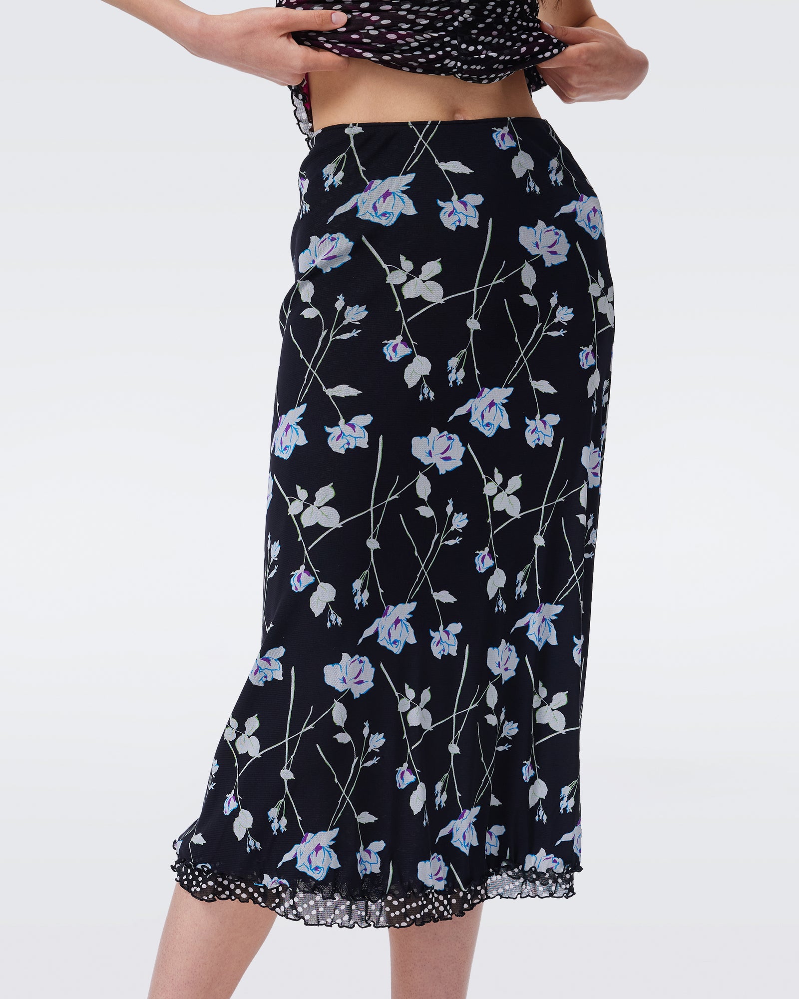 DVF DARLENE  REVERSIBLE SKIRT