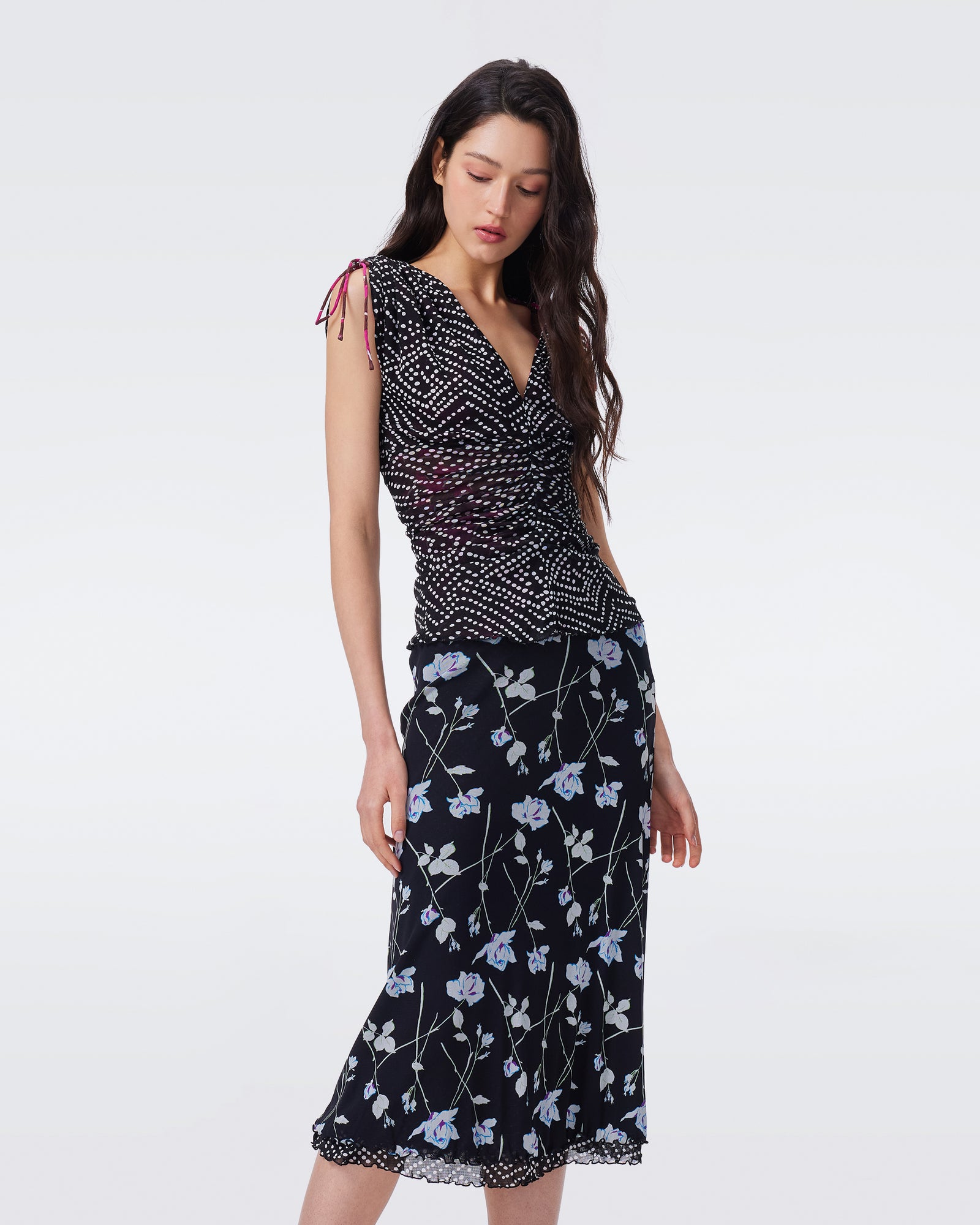DVF DARLENE  REVERSIBLE SKIRT