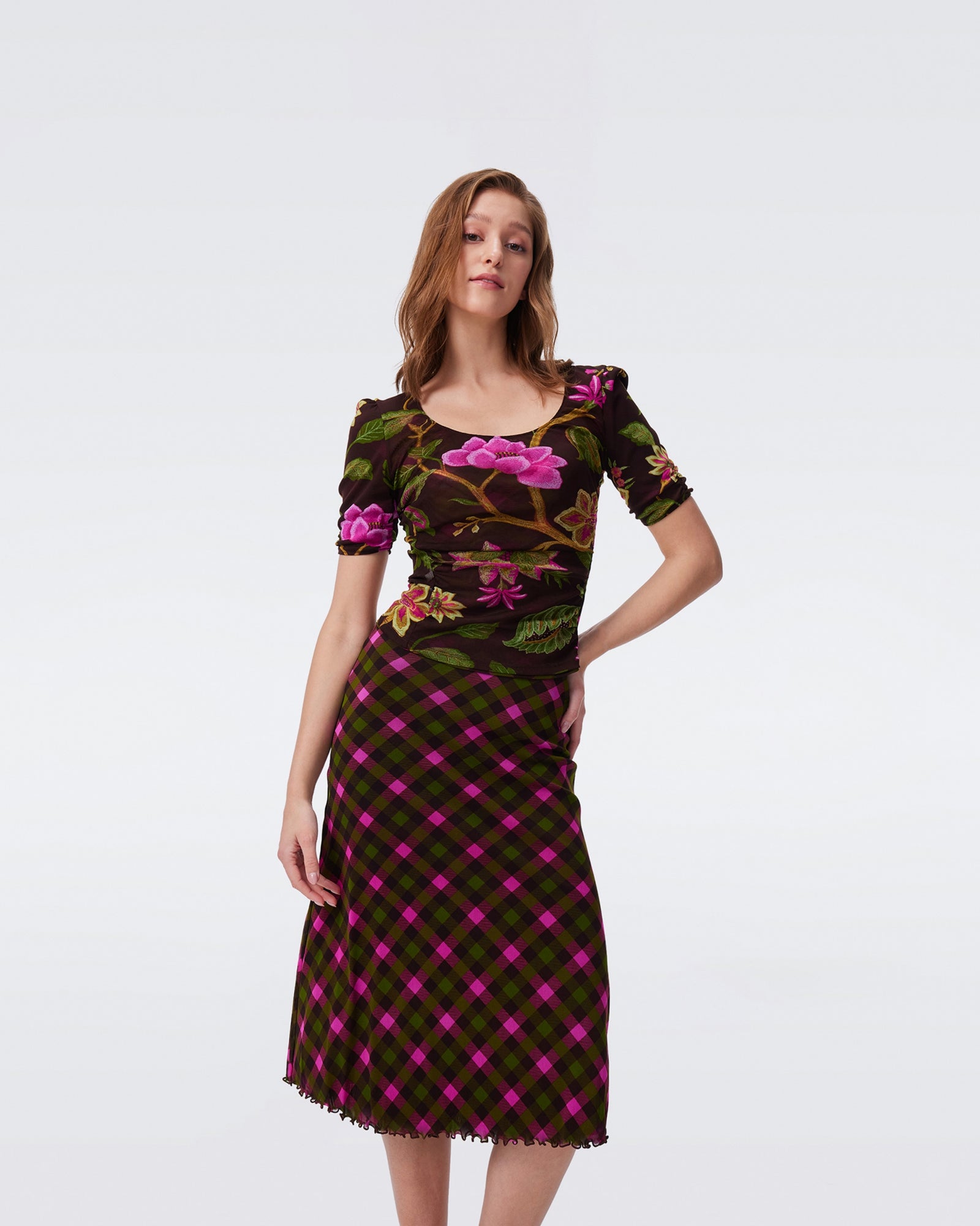 DVF DARLENE  REVERSIBLE SKIRT