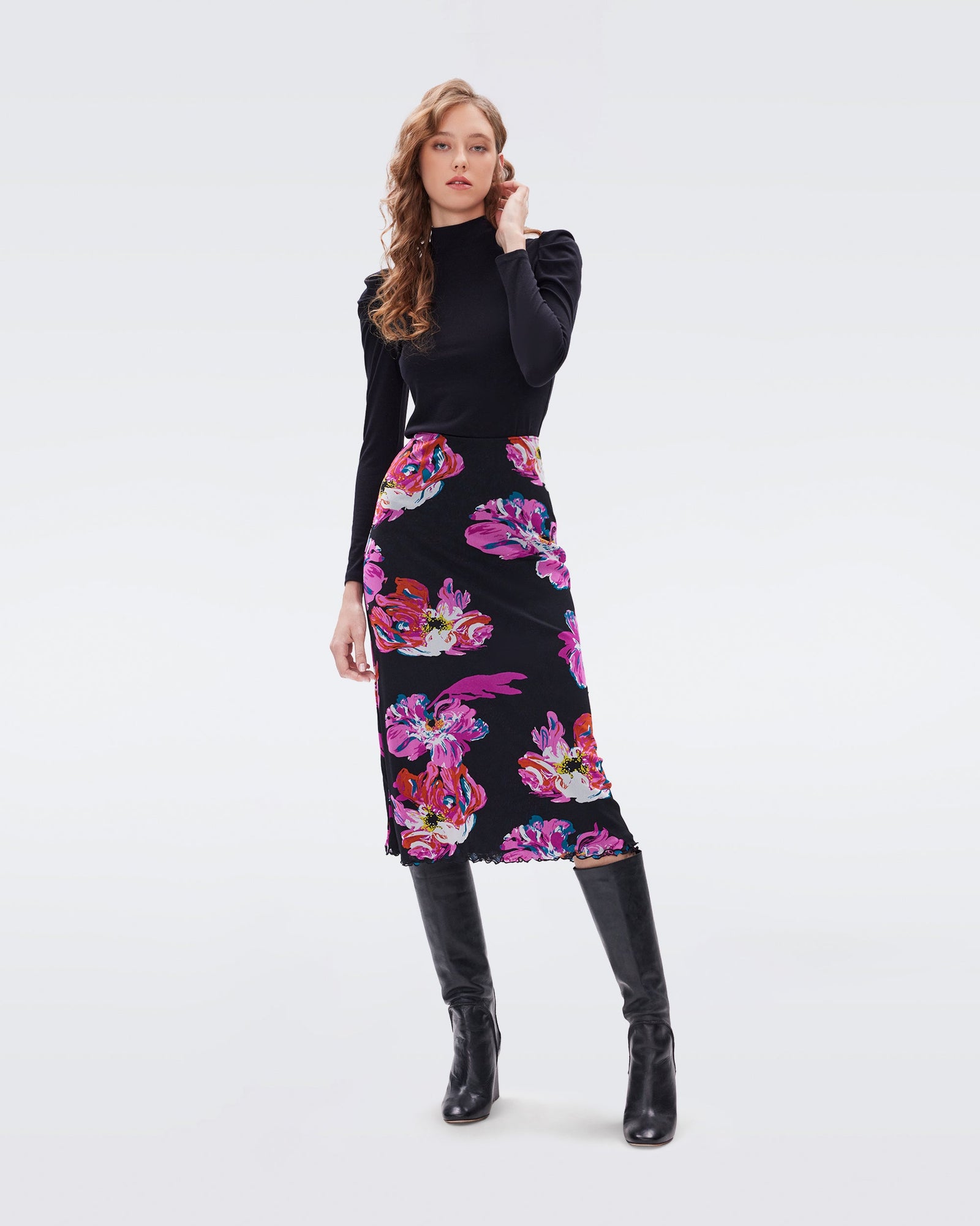 Darlene Reversible Mesh Skirt