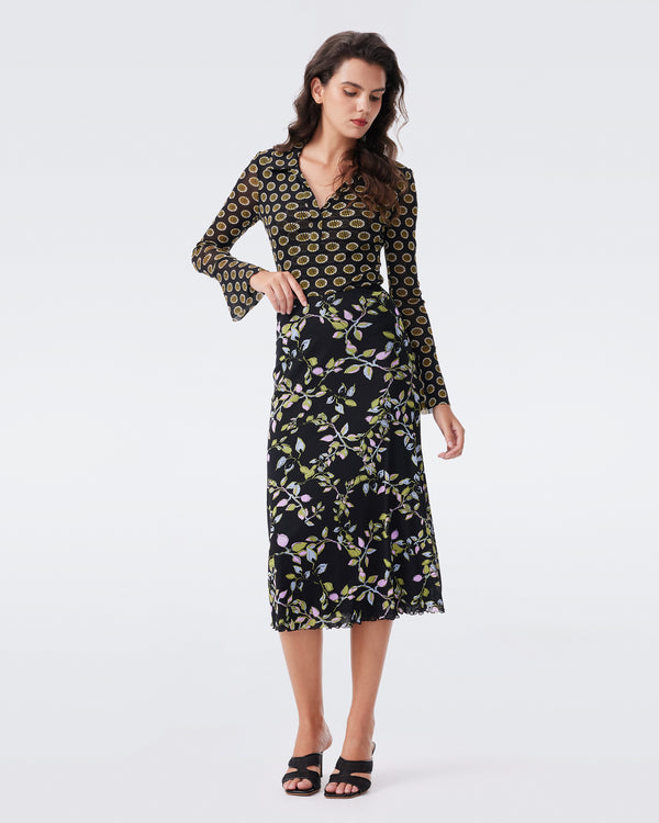 DVF DARLENE REVERSIBLE SKIRT