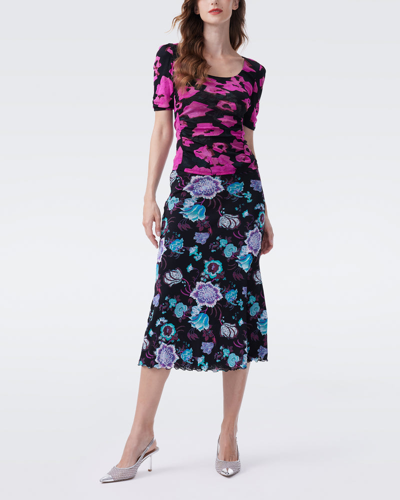 DVF DARLENE REVERSIBLE SKIRT