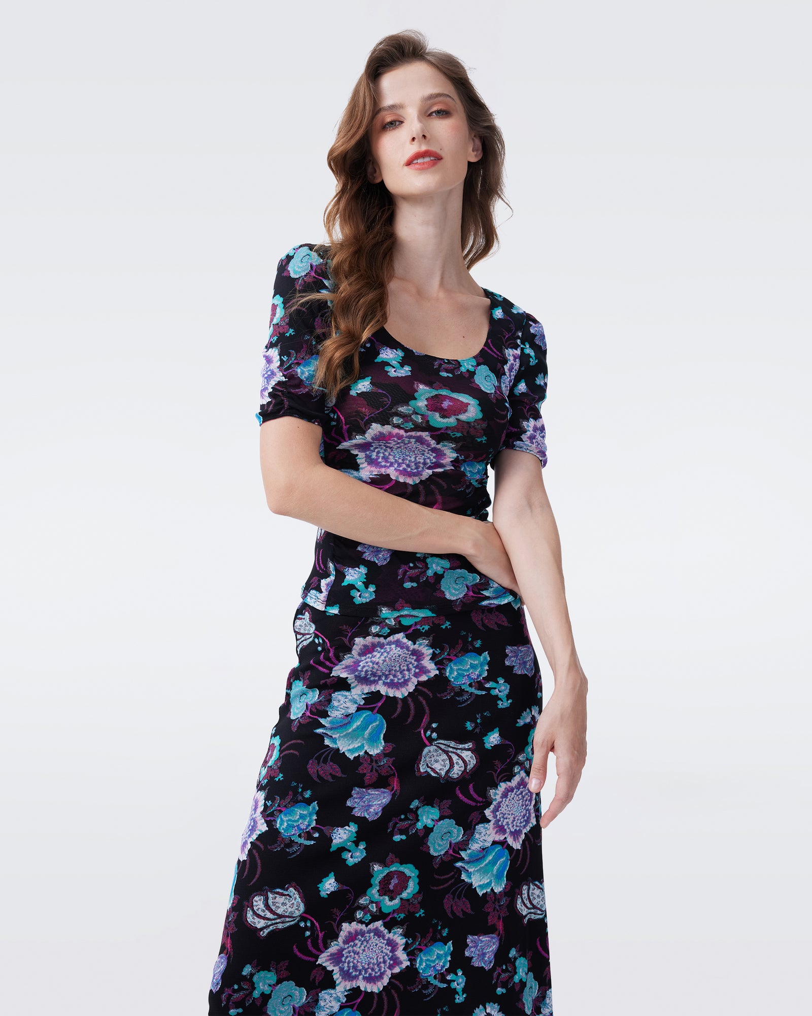 DVF DARLENE REVERSIBLE SKIRT