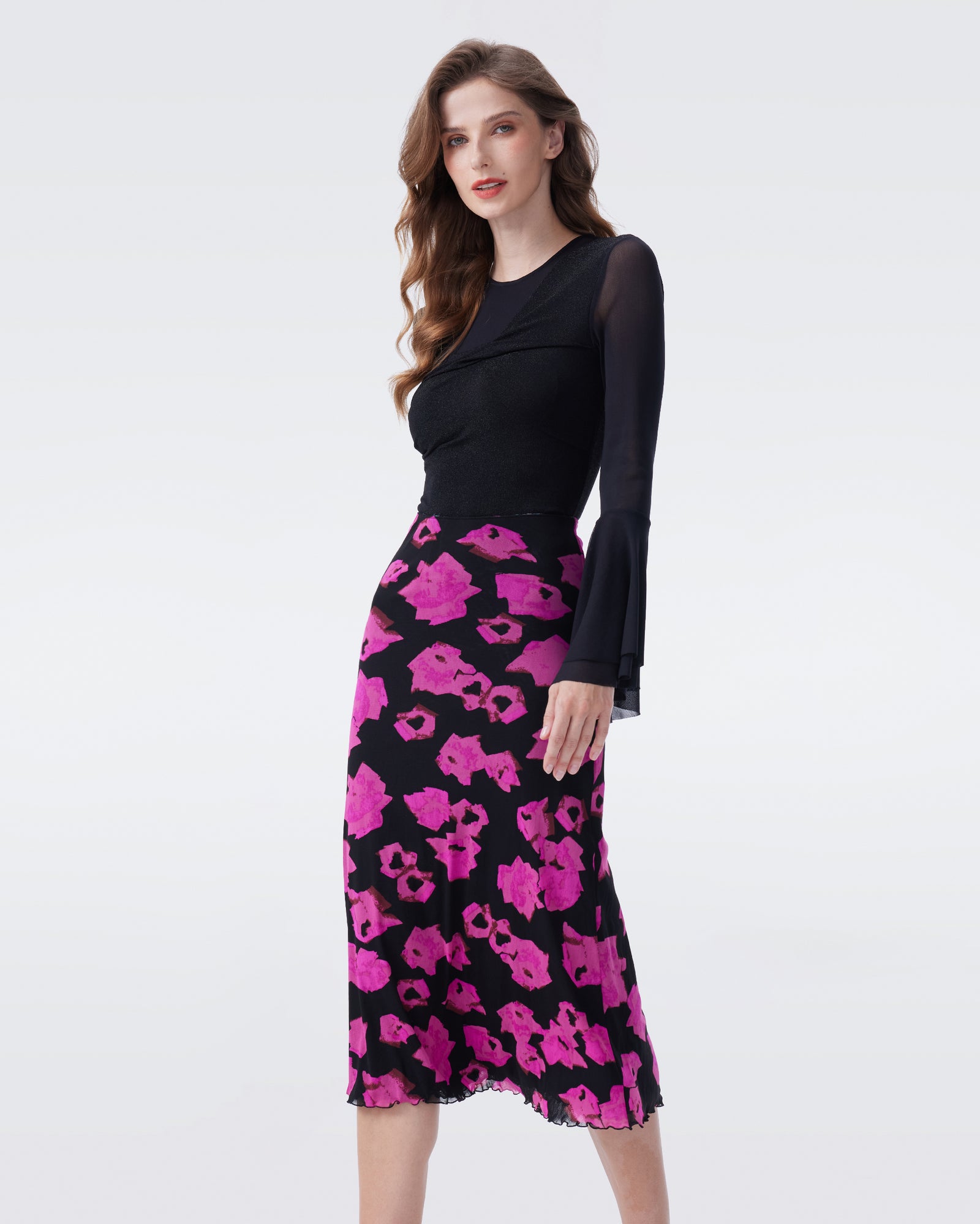 DVF DARLENE REVERSIBLE SKIRT
