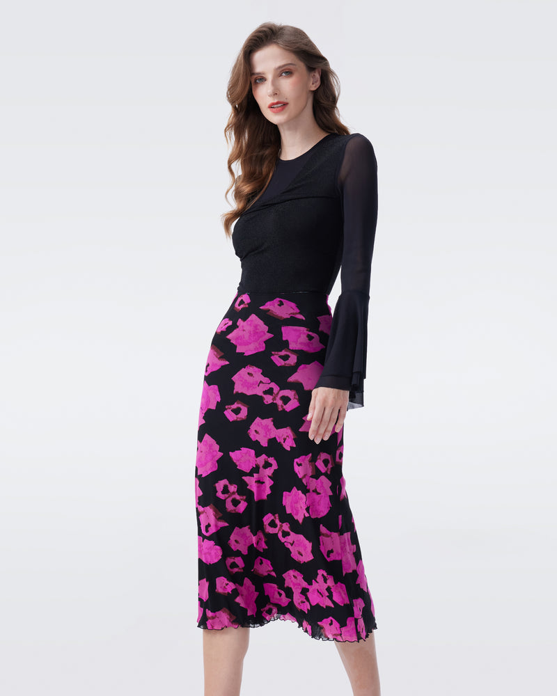 DVF DARLENE REVERSIBLE SKIRT