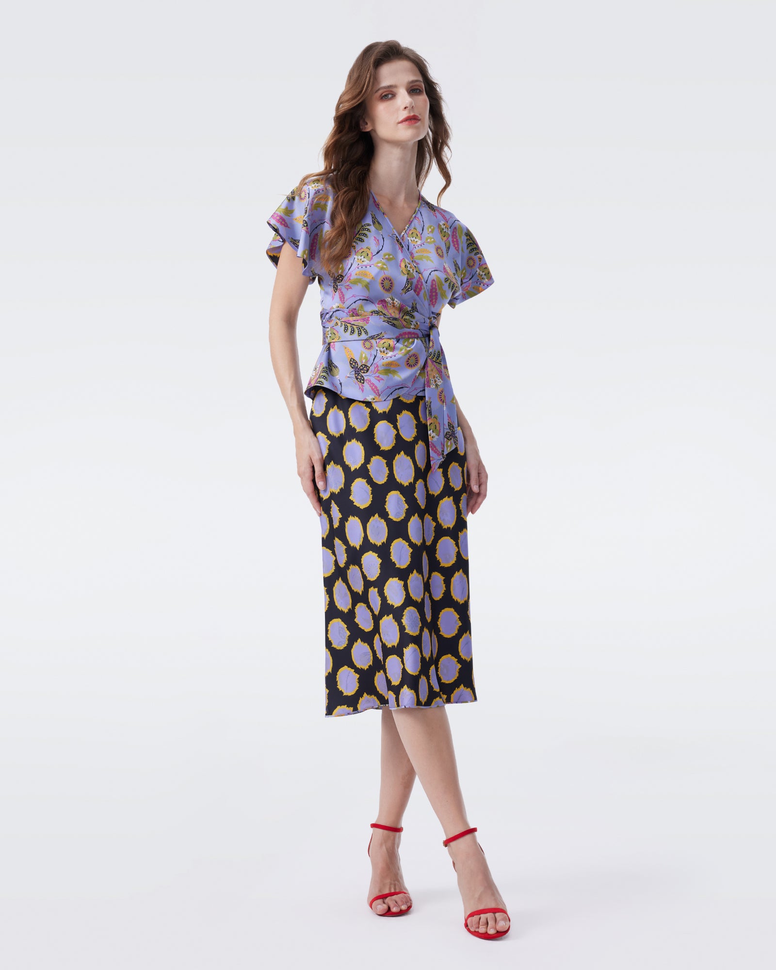 DVF DINA REVERSIBLE SKIRT