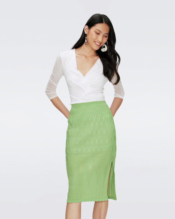 Gisele Knit Jacquard Skirt