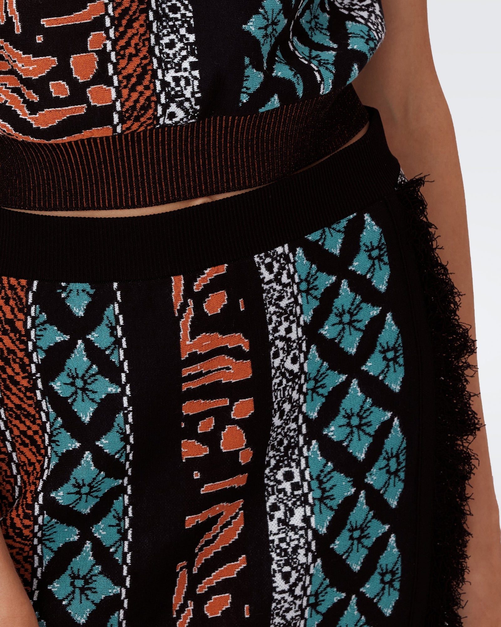 Margarita Knit Jacquard Skirt