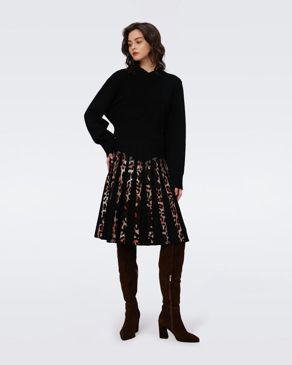 Hutch Knit Jacquard Skirt