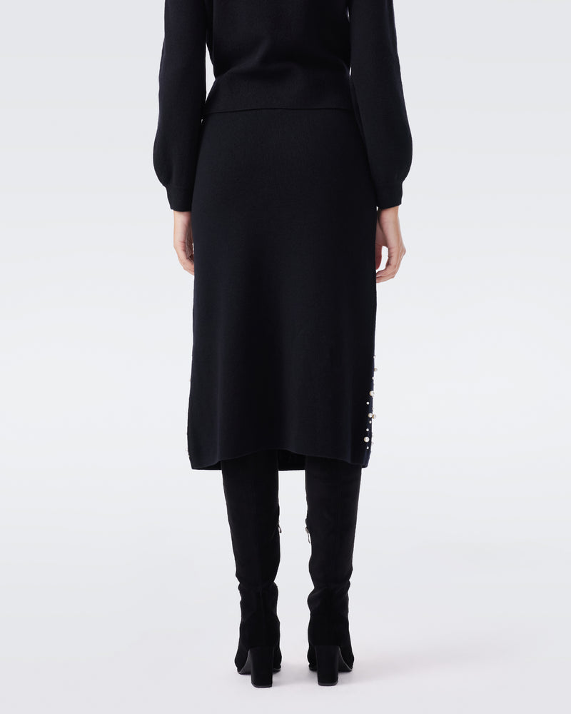 DVF PEARLS SKIRT