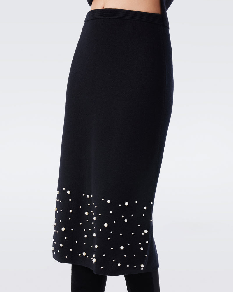 DVF PEARLS SKIRT