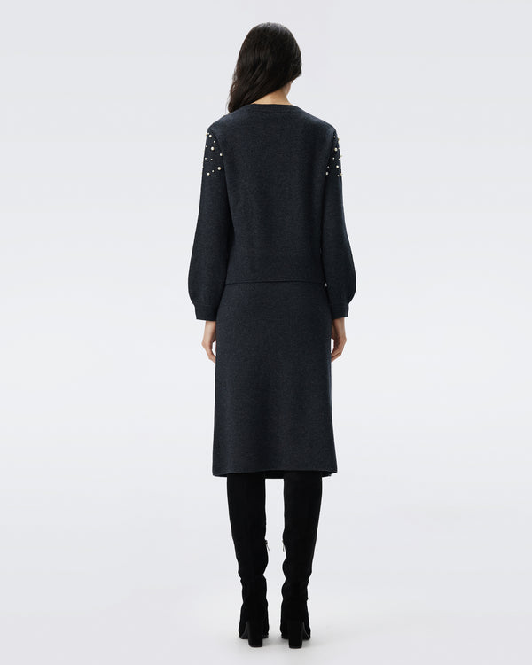 DVF PEARLS SKIRT