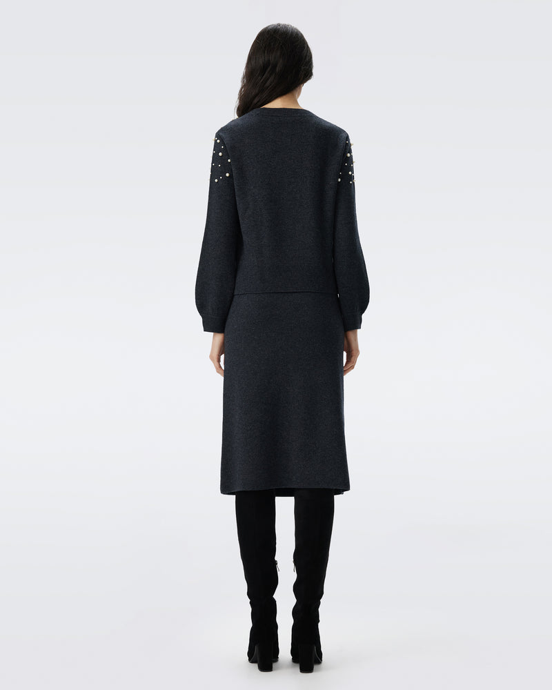 DVF PEARLS SKIRT
