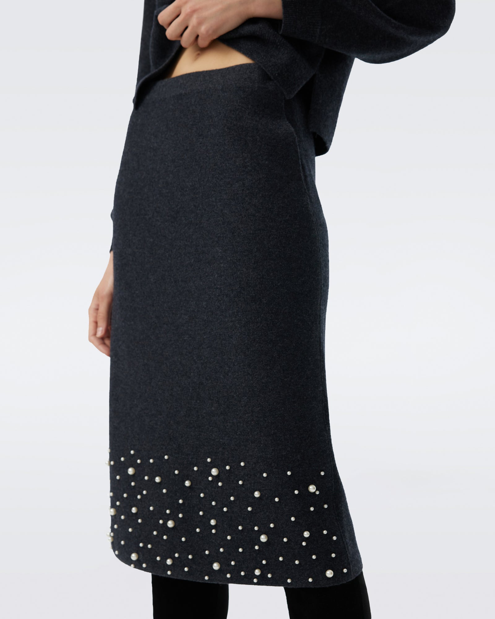 DVF PEARLS SKIRT