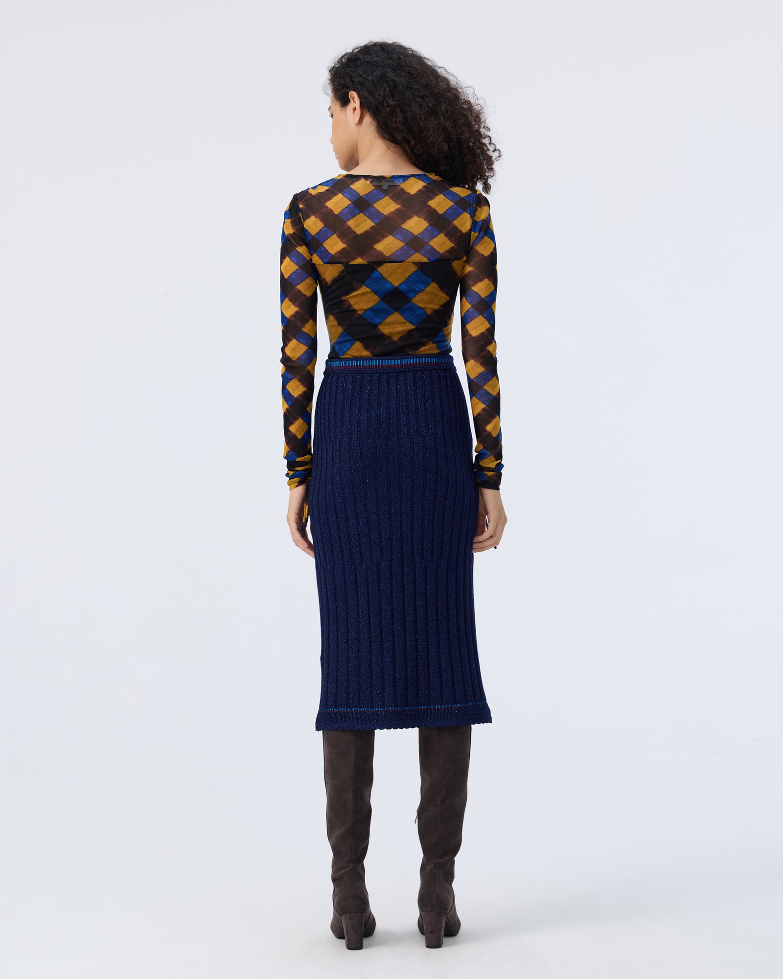 DVF TERRY SKIRT