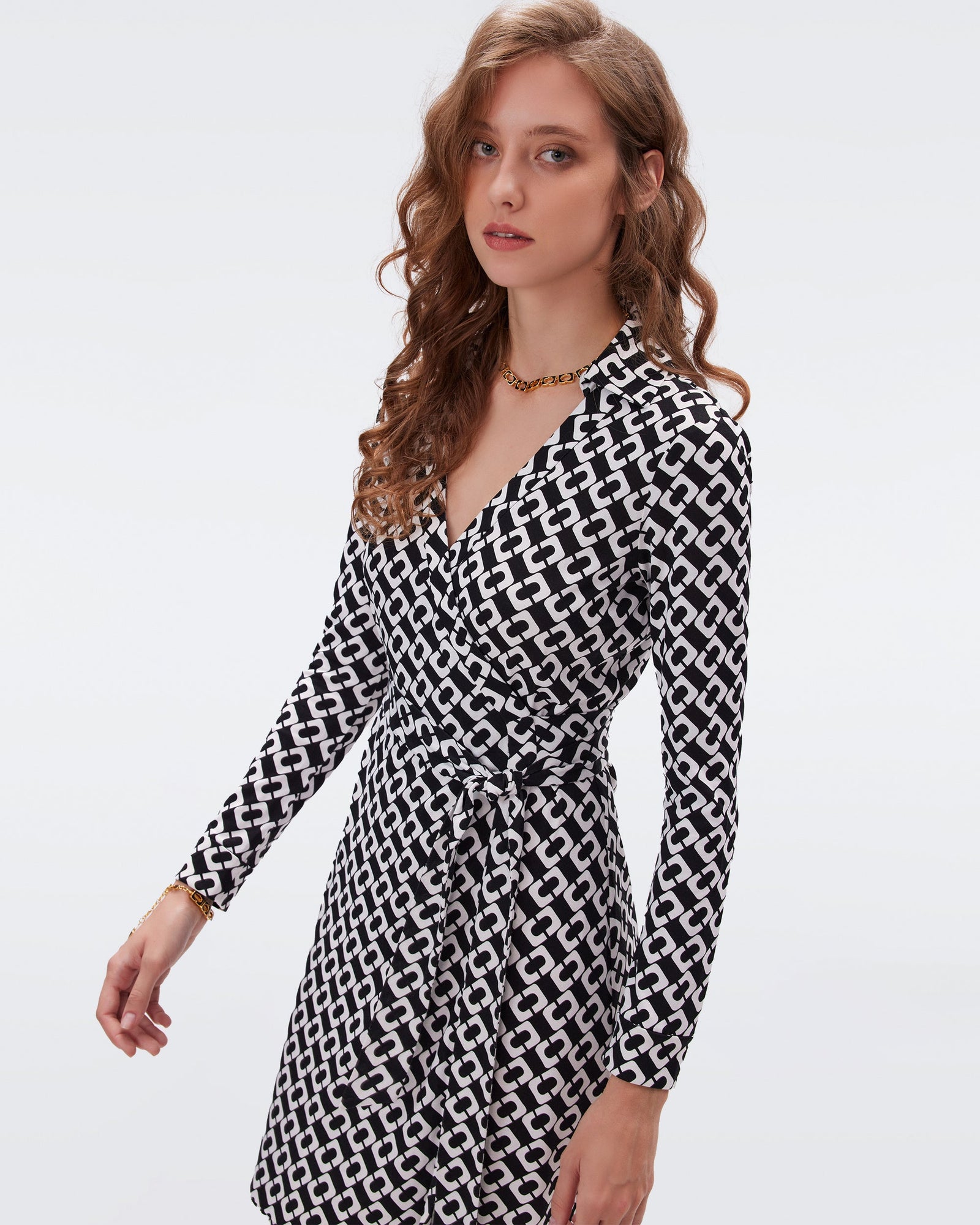 Jeanne Silk Jersey Wrap Dress