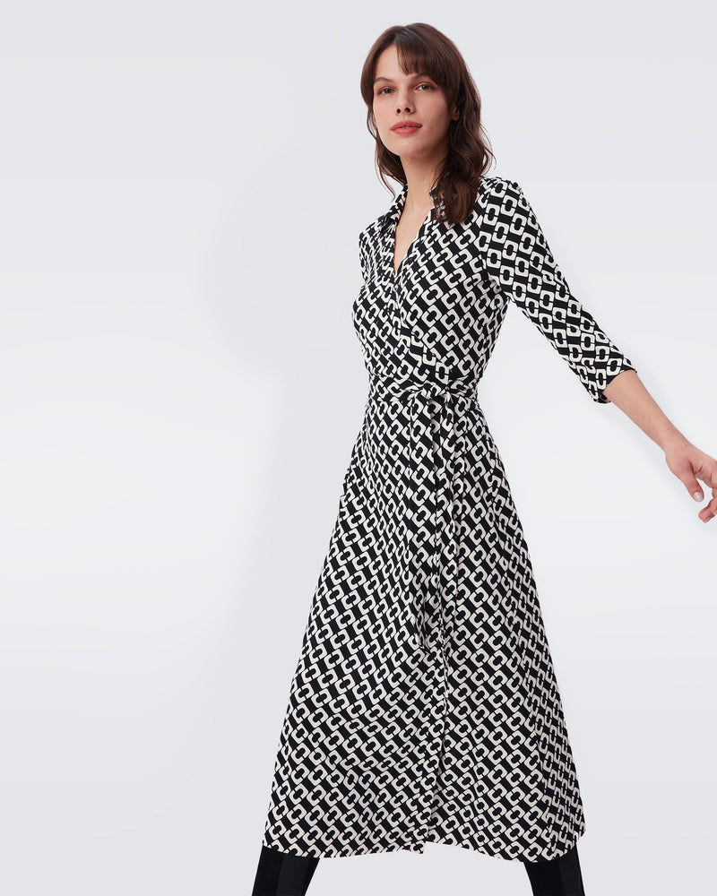 Abigail Silk Jersey Midi Wrap Dress Diane von Furstenberg HongKong Abigail Silk Jersey Midi Wrap Dress Diane von Furstenberg HongKong