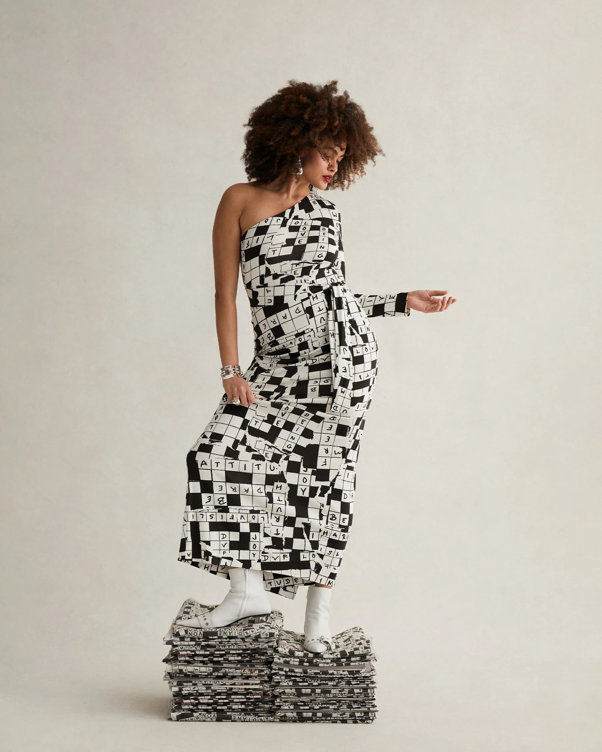 draped silk dresses crossword clue Sherri Hill 57005 Criss Cross Bodice Pleated Silk Dress