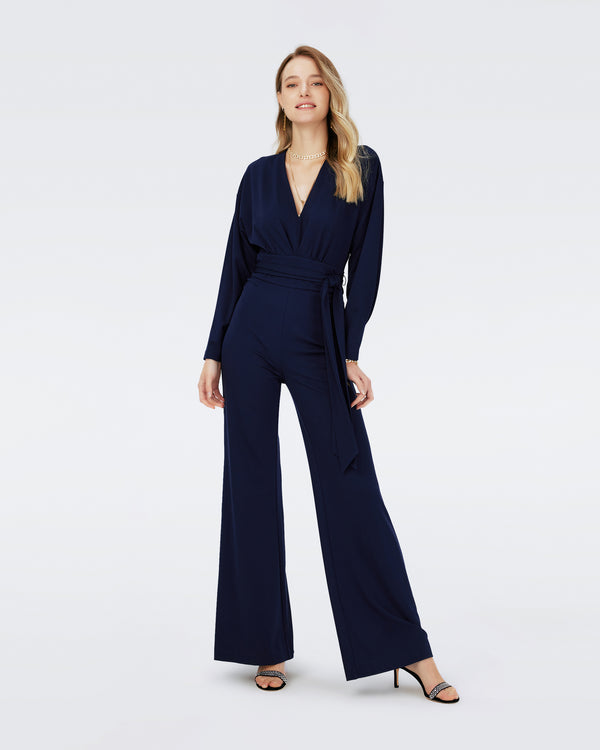 Dvf Marilou Jumpsuit In Midnight