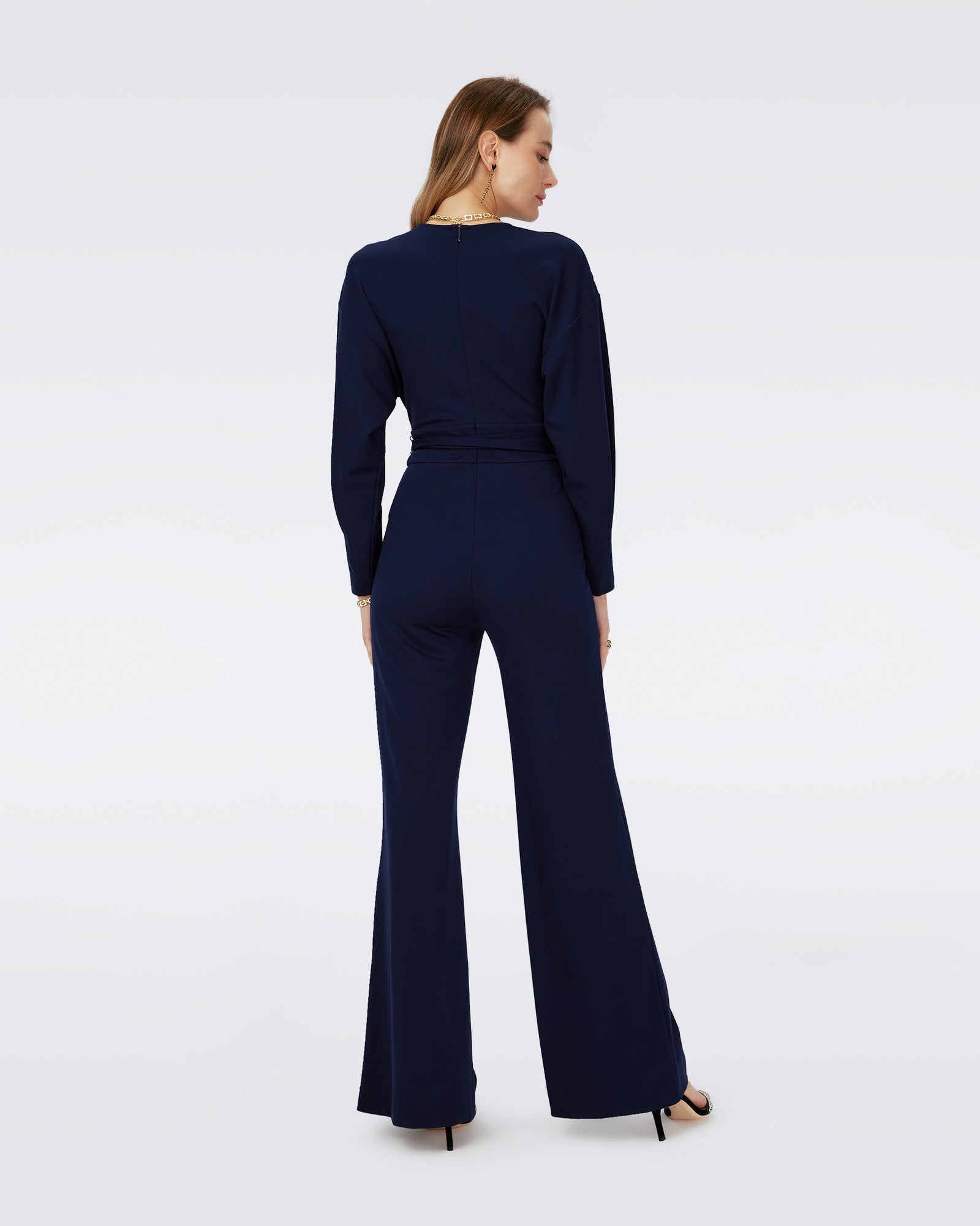 Dvf Marilou Jumpsuit In Midnight
