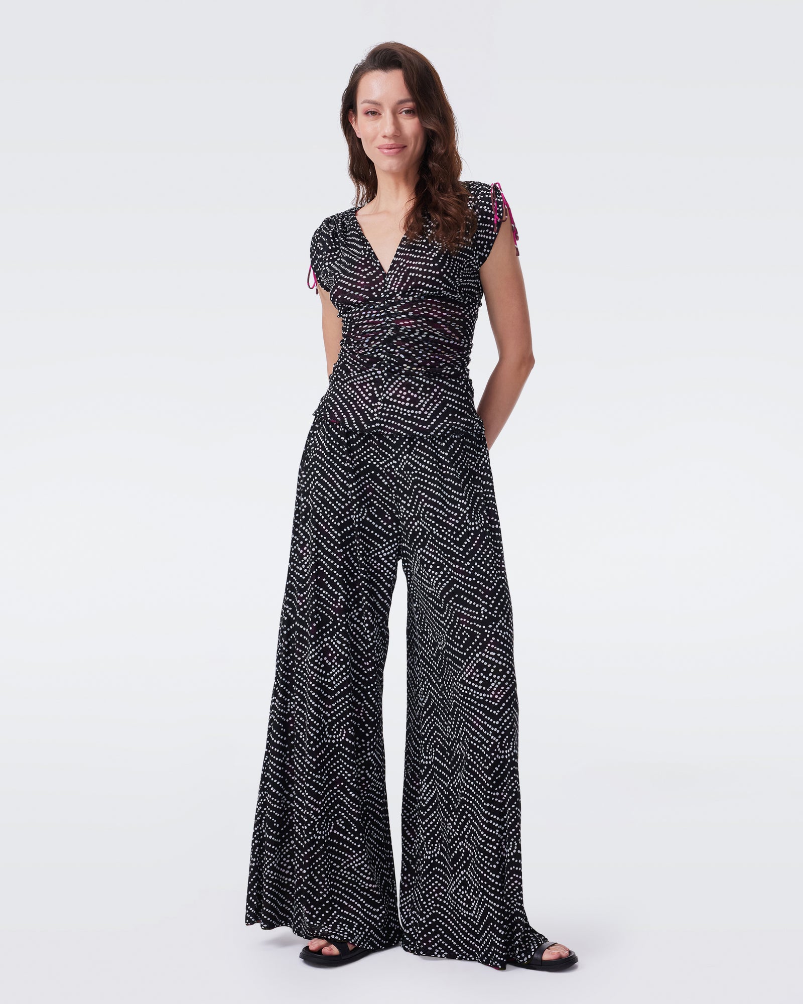 DVF GIORGIO  REVERSIBLE PANTS