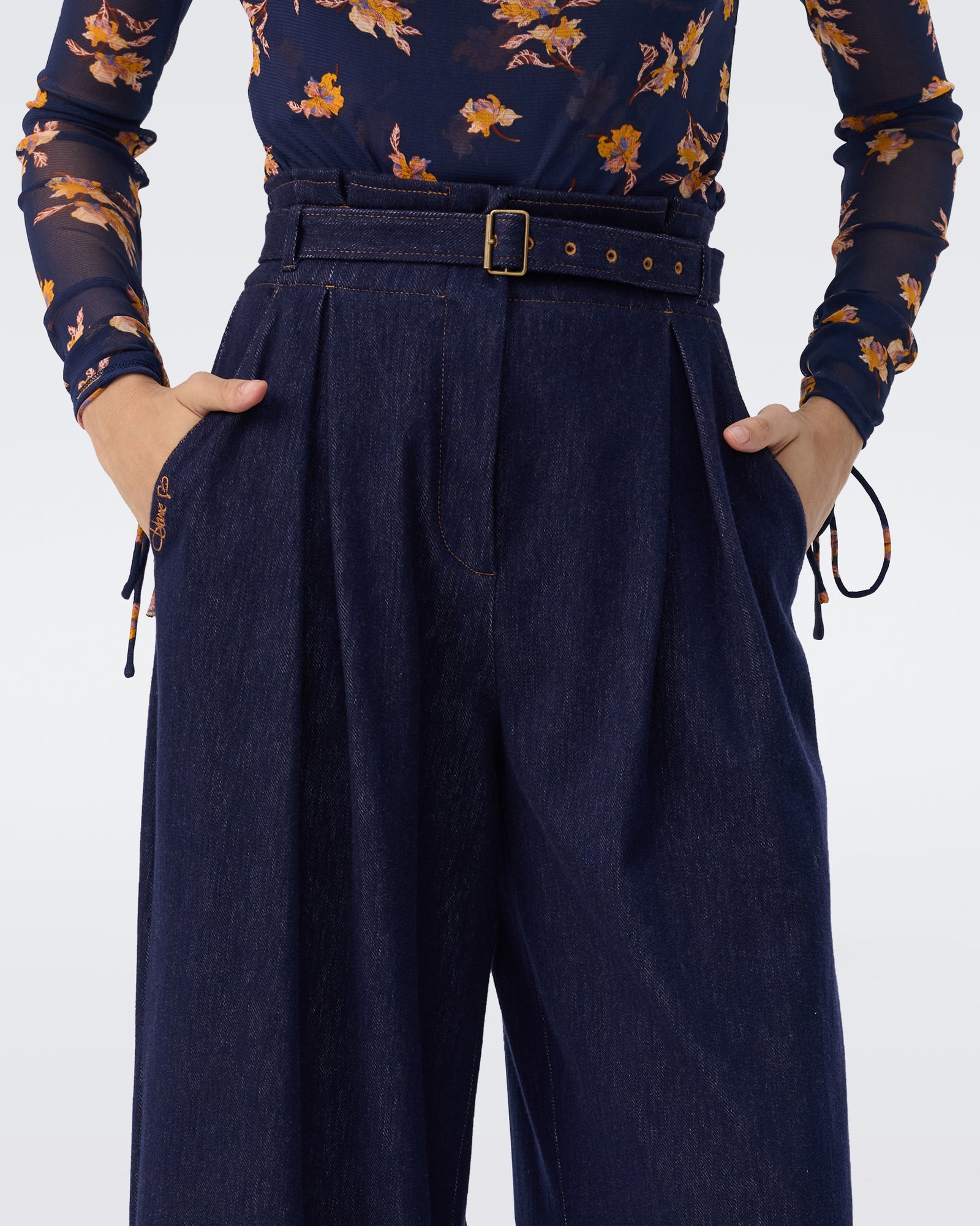 DVF QUINCY PANTS