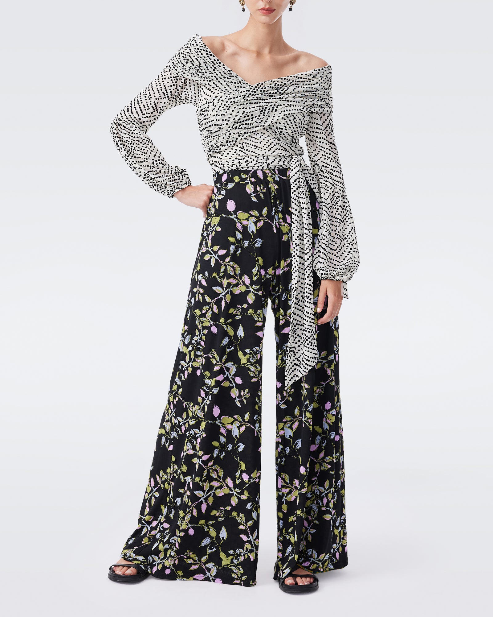 DVF GIORGIO  REVERSIBLE PANTS