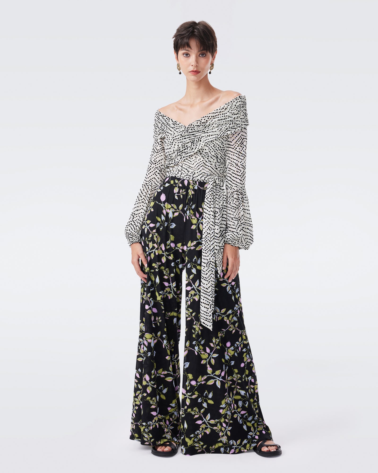 DVF GIORGIO  REVERSIBLE PANTS