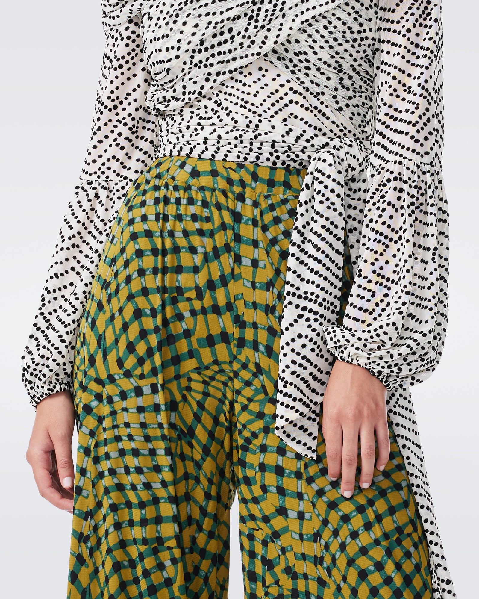 DVF GIORGIO  REVERSIBLE PANTS