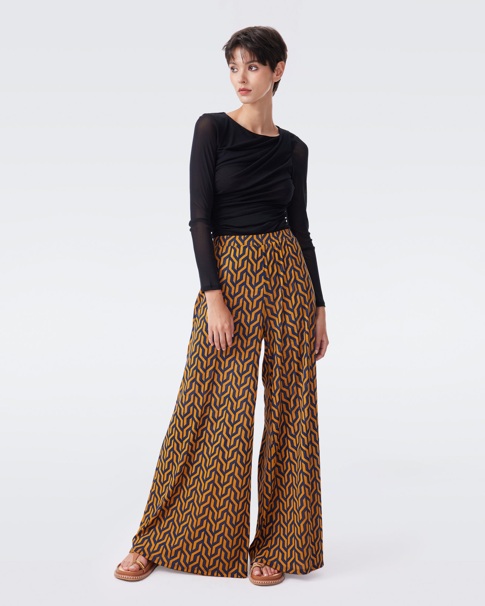 DVF GIORGIO  REVERSIBLE PANTS