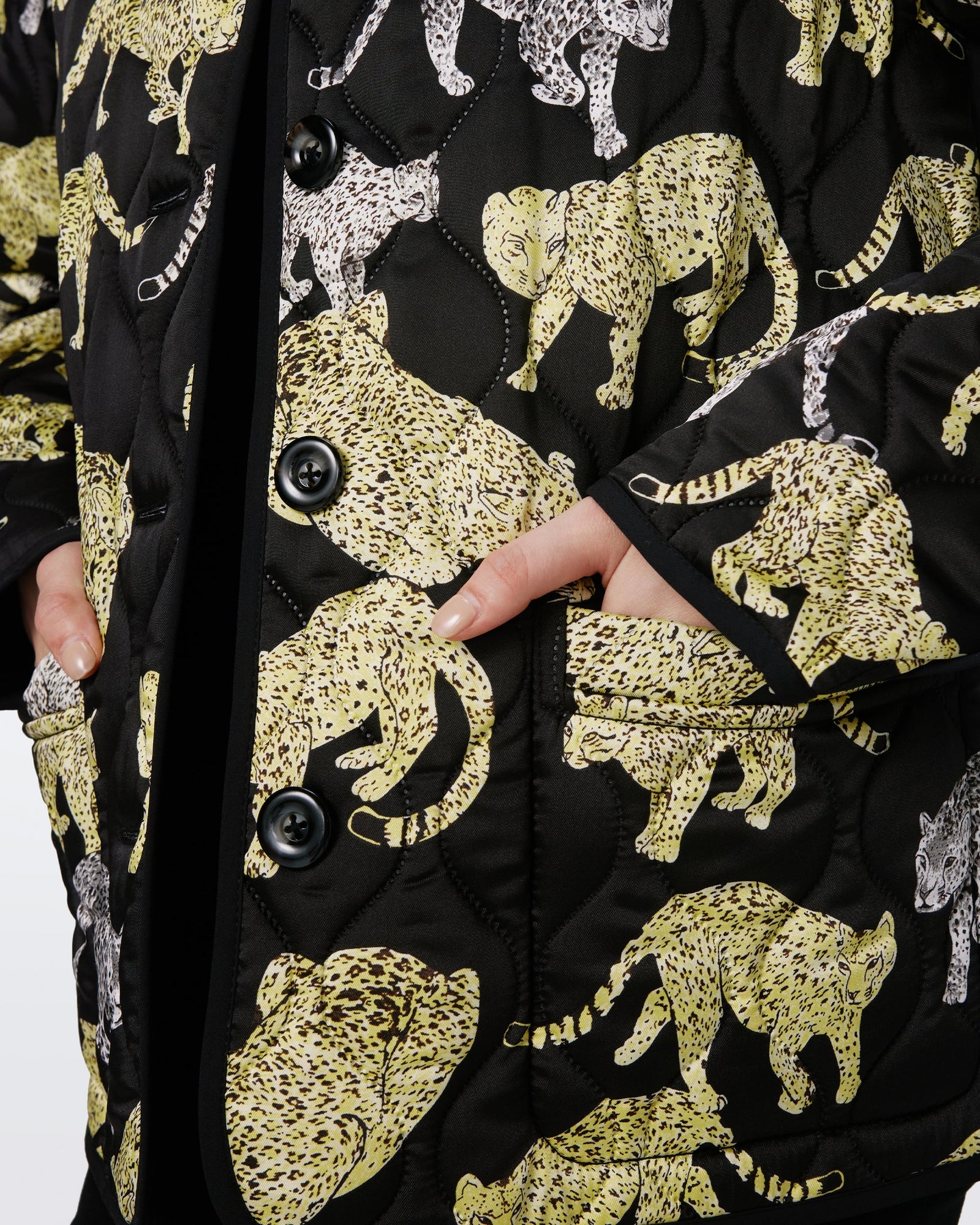 Domino Reversible Quilted Coat