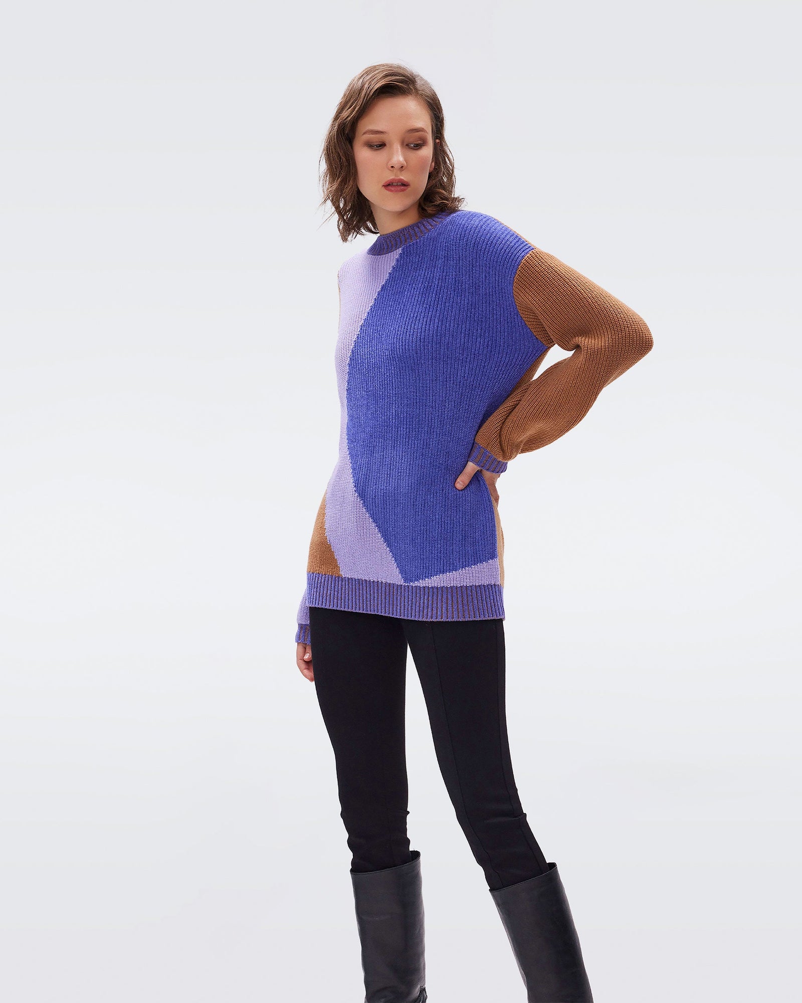 Marc Knit Jacquard Sweater