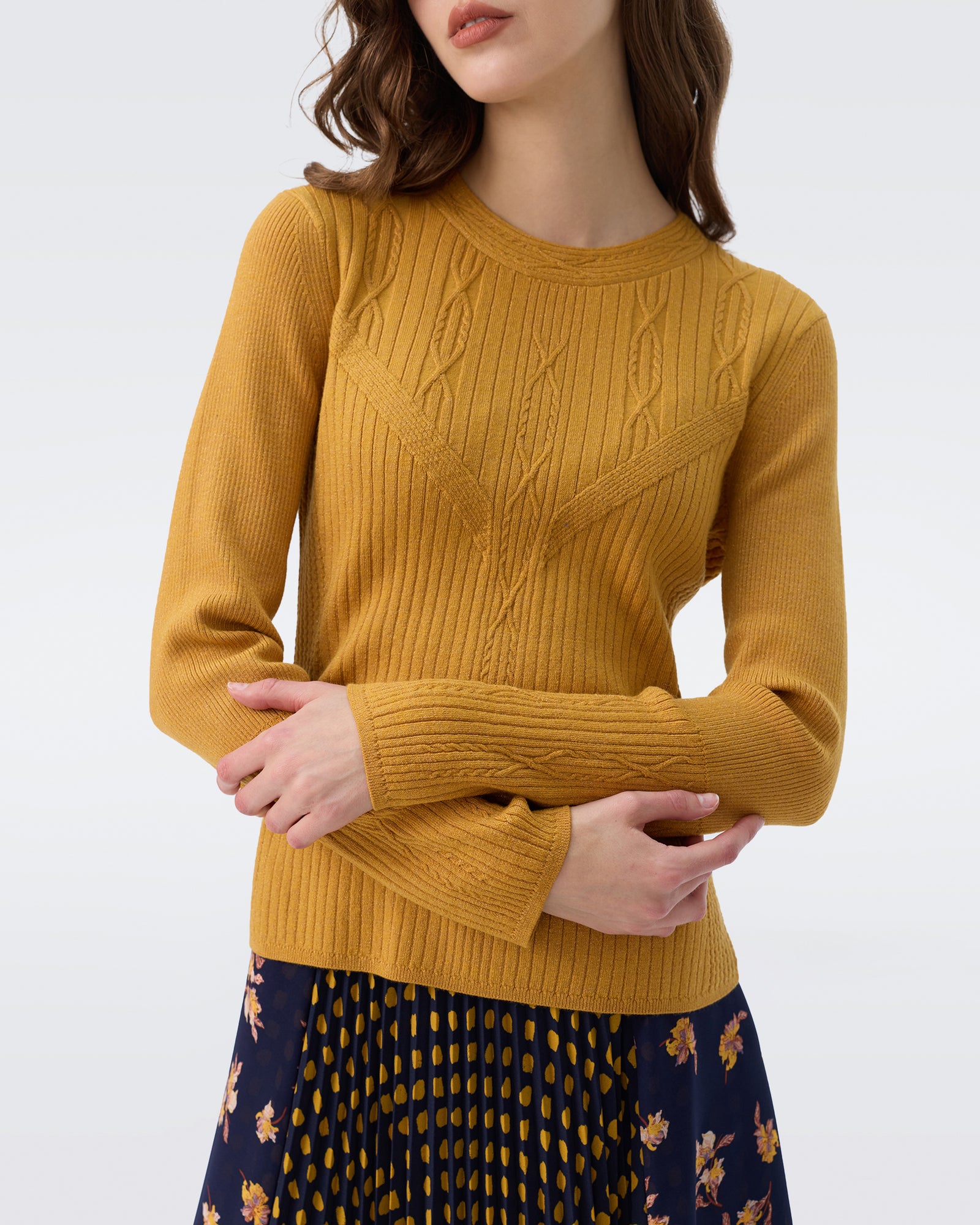 DVF CHOAT L/S SWEATER