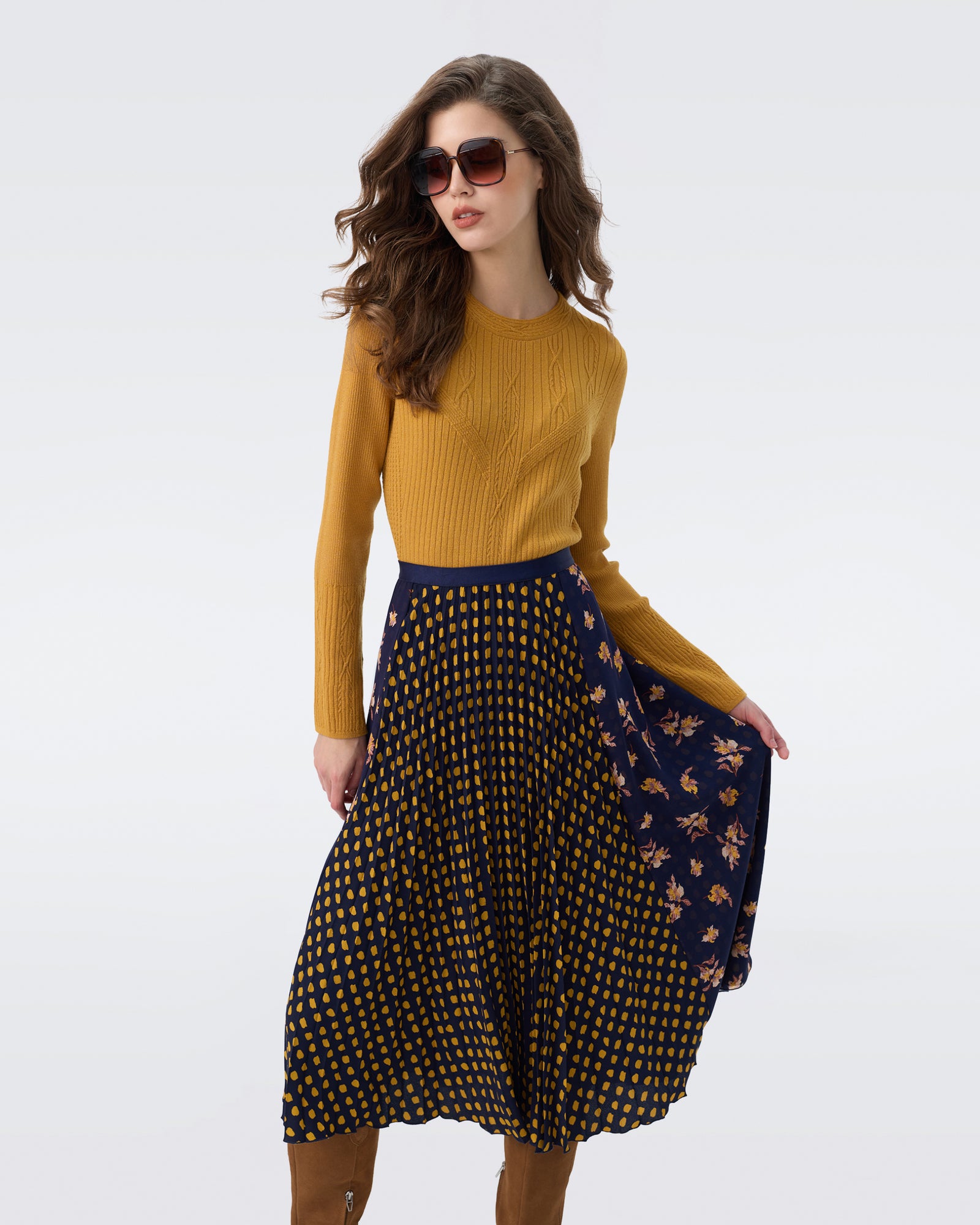 DVF CHOAT L/S SWEATER