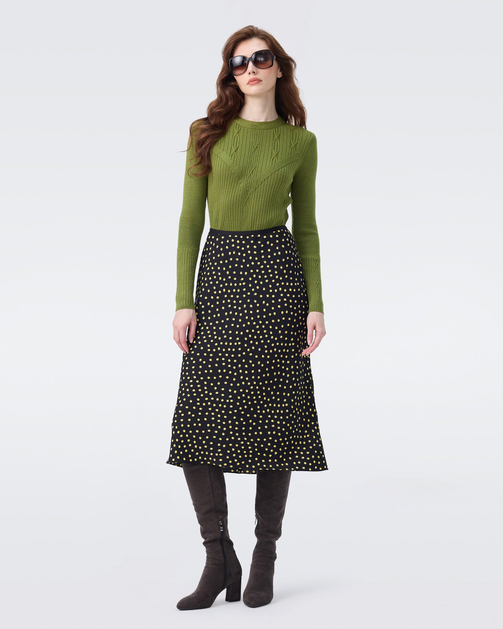 DVF CHOAT L/S SWEATER