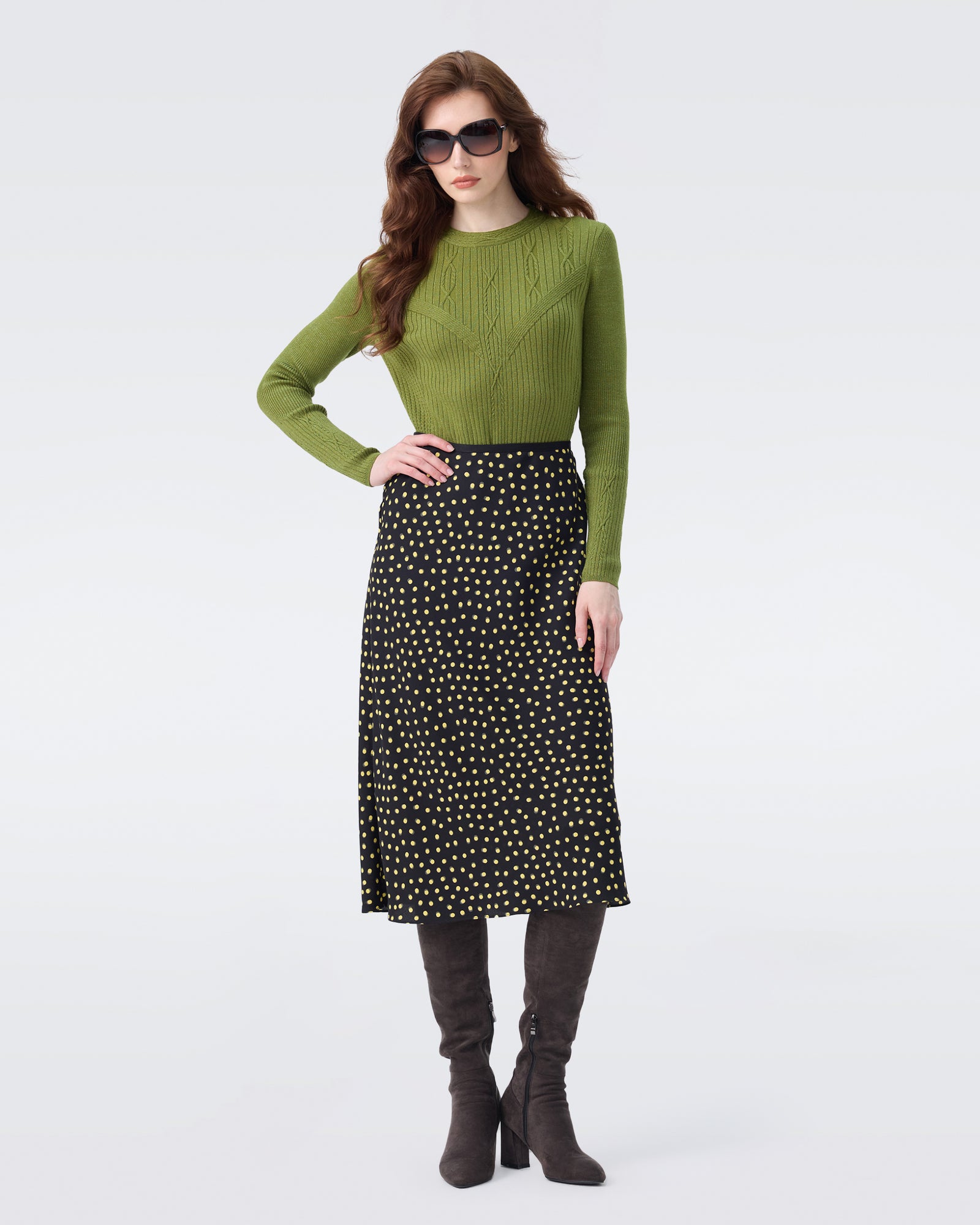 DVF CHOAT L/S SWEATER