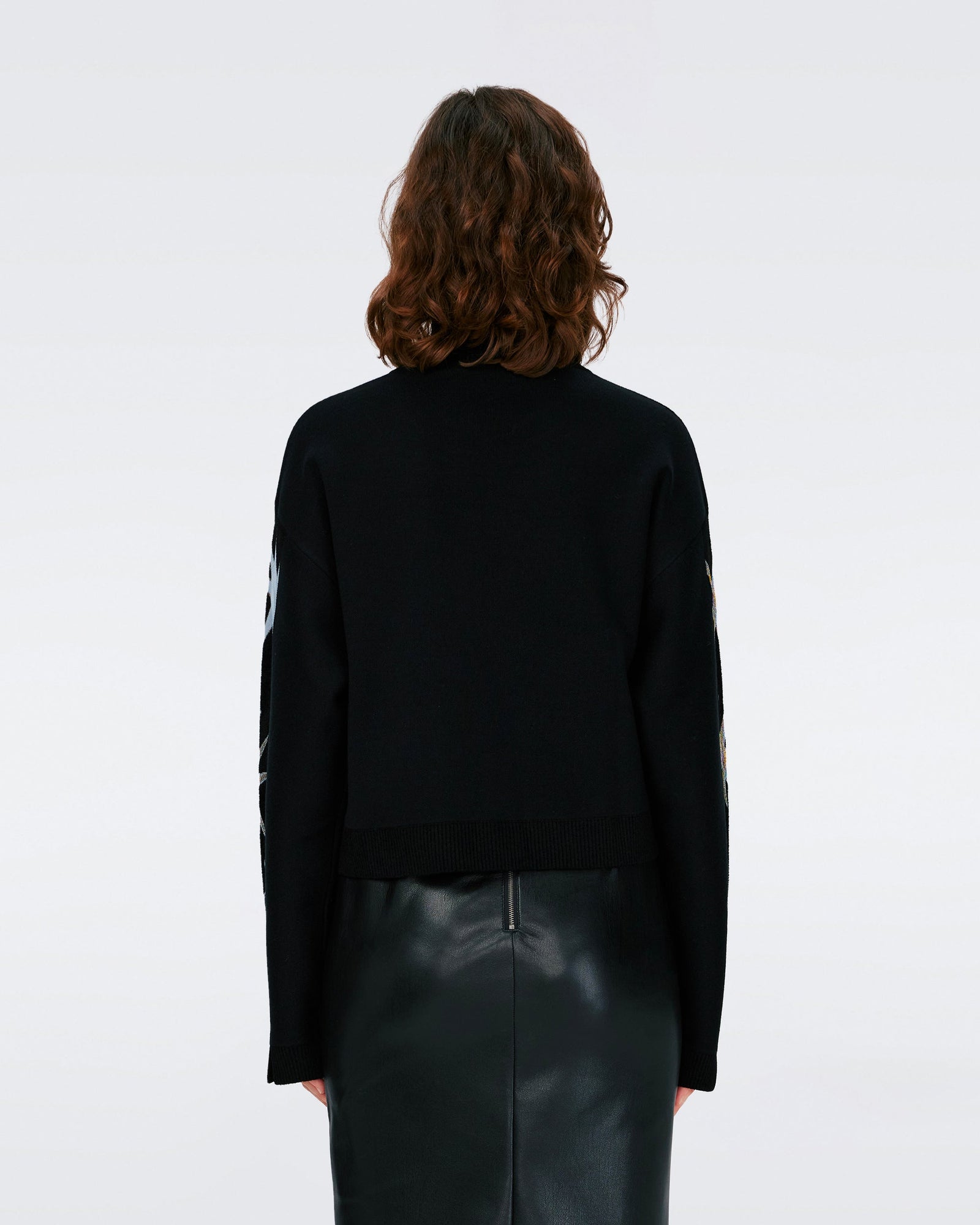 Fabiola Knit Jacquard Top