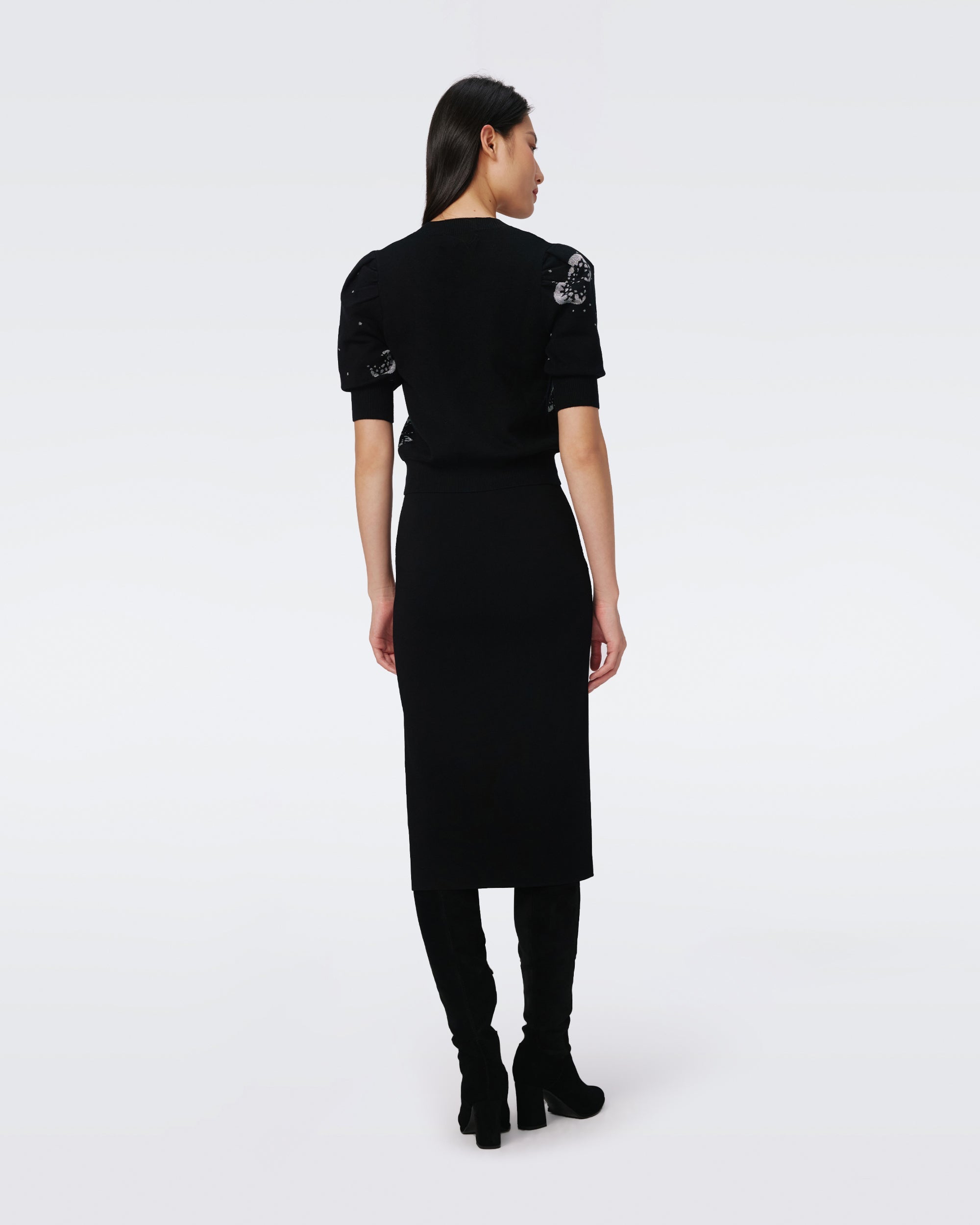 Willa Knit Jacquard Sweater Diane von Furstenberg HongKong Willa Knit Jacquard Sweater Diane von Furstenberg HongKong