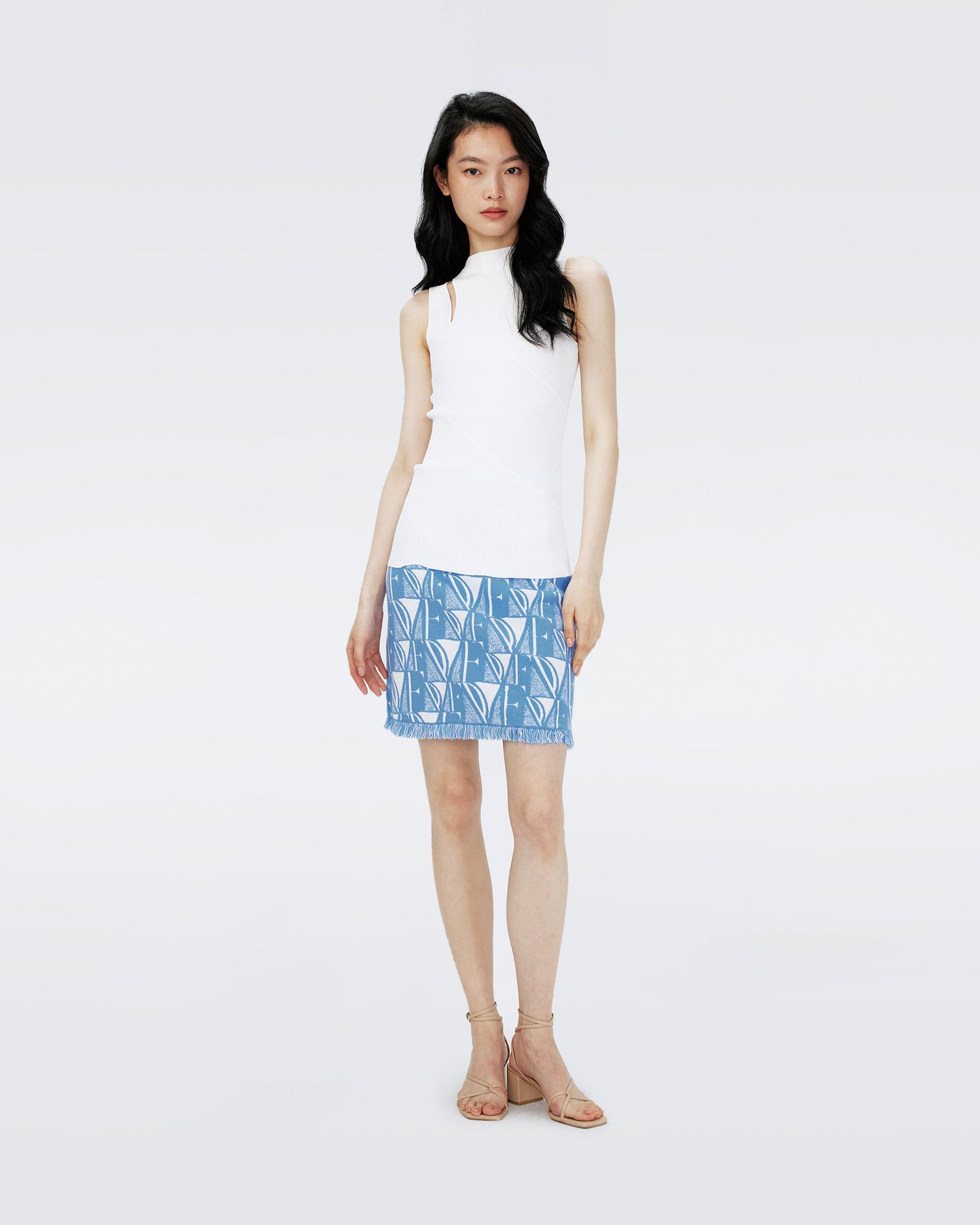 Dvf Artemesia Top In Ivory