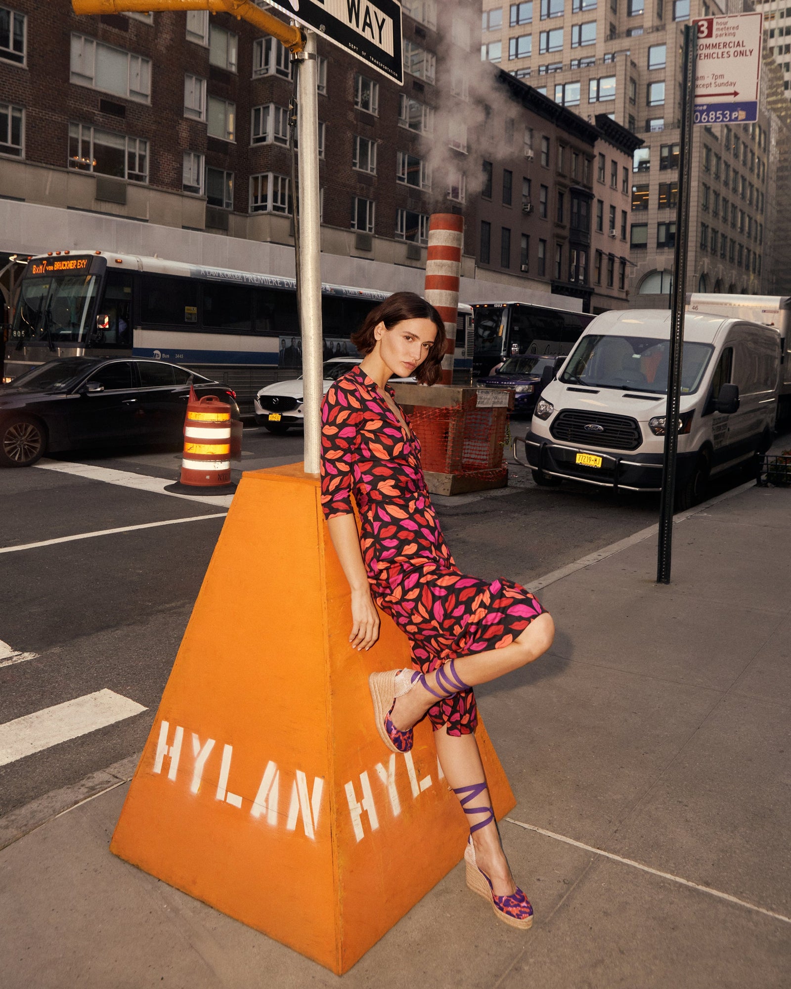 Abigail Silk Jersey Midi Wrap Dress