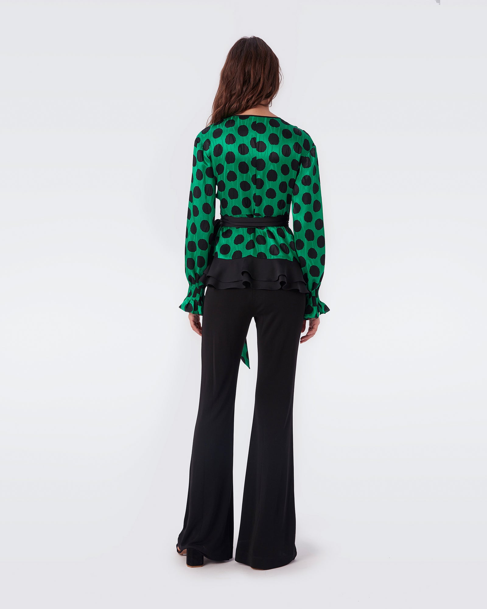 Guy Jacquard Wrap Top