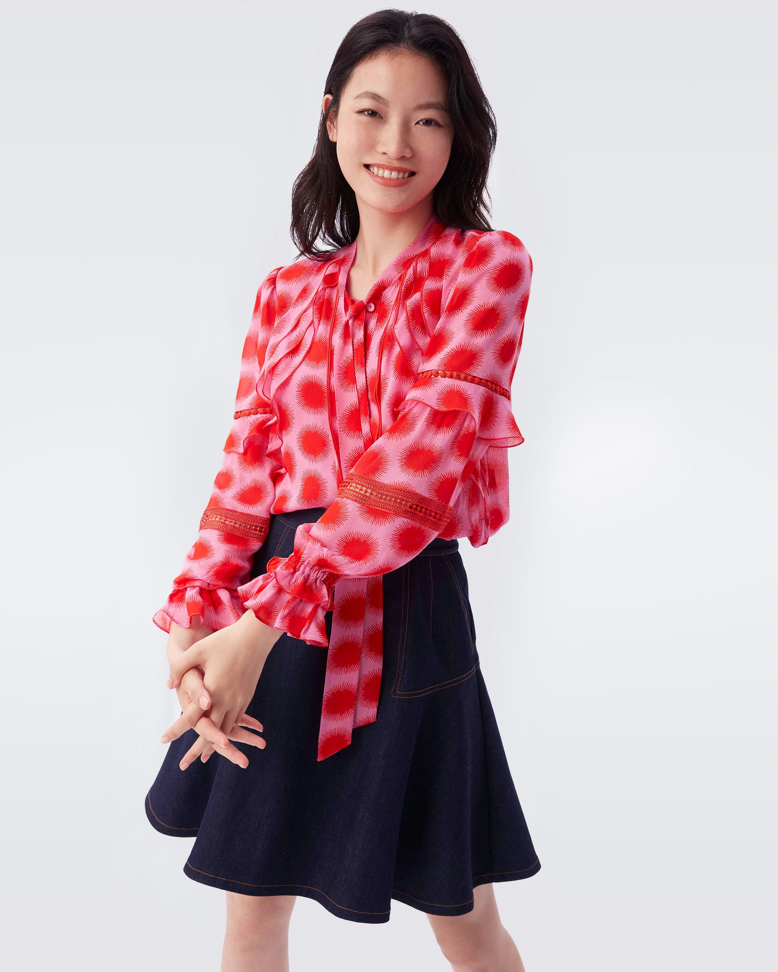 Arlington Ruffled Top