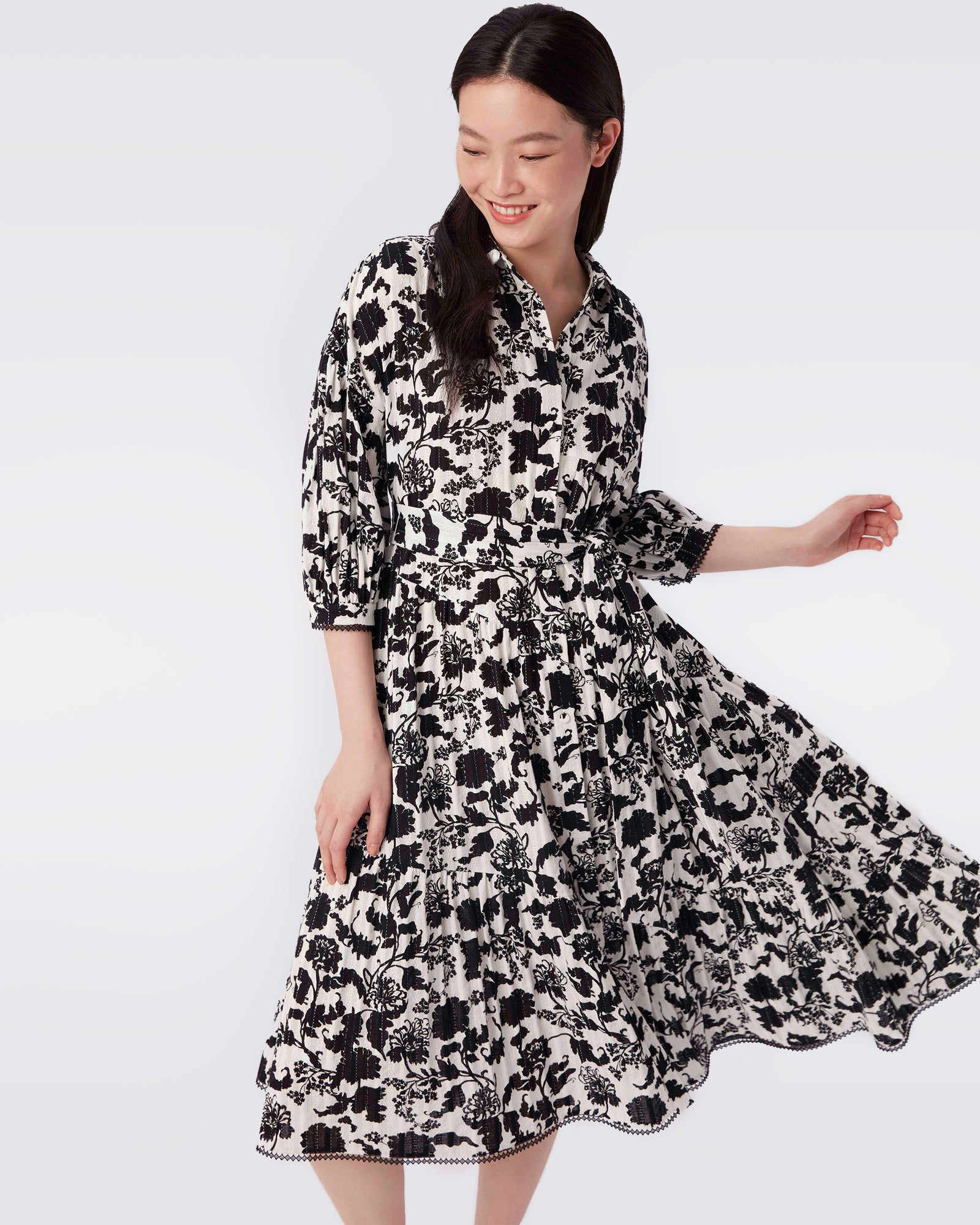 Luna Cotton Shirt Dress