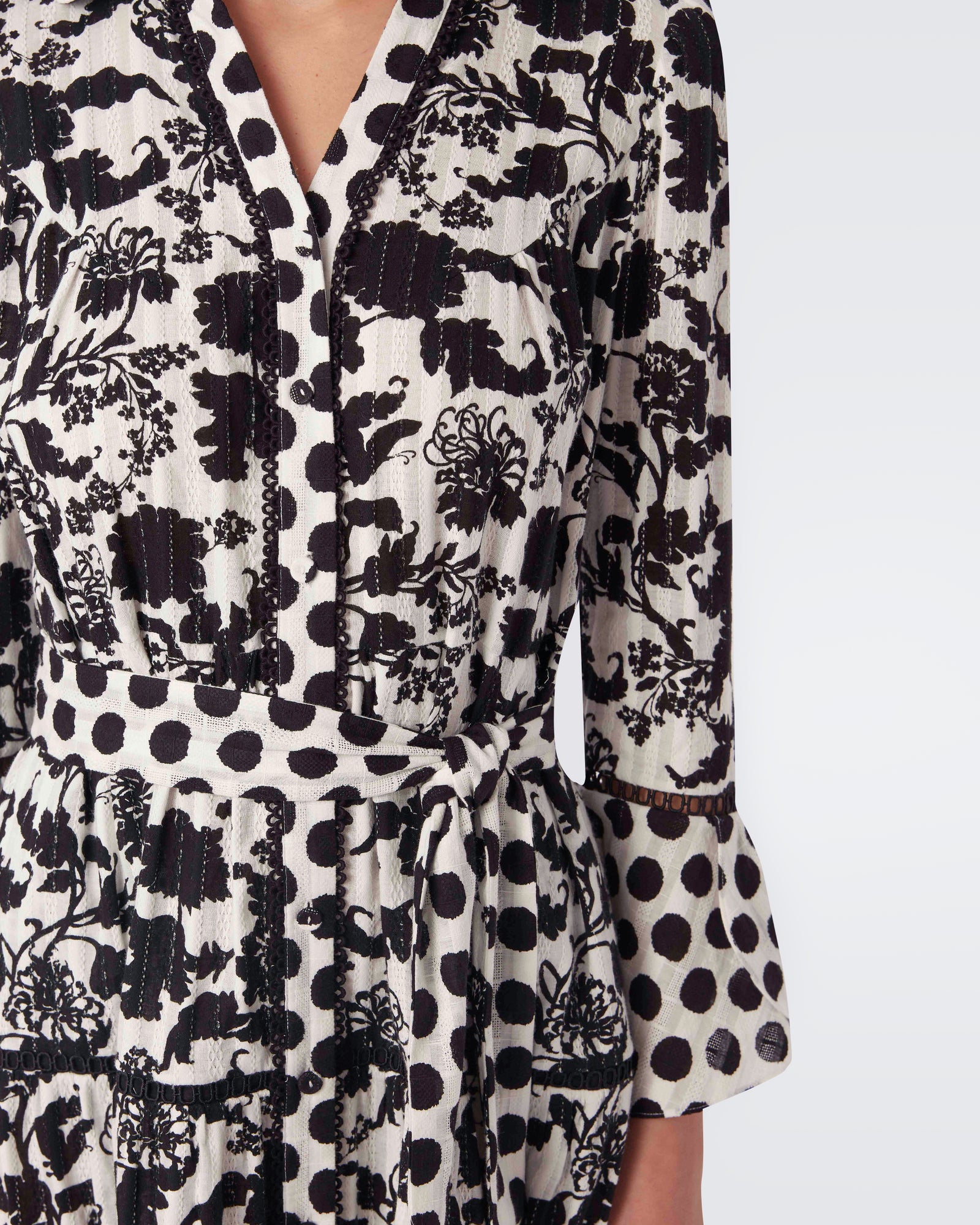 Barry 棉質中長連身裙