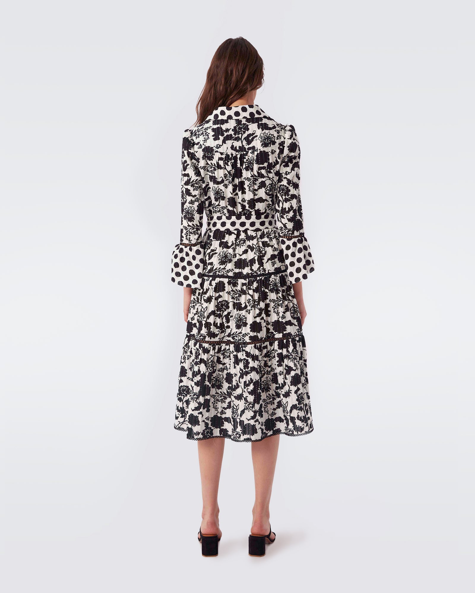 Barry 棉質中長連身裙