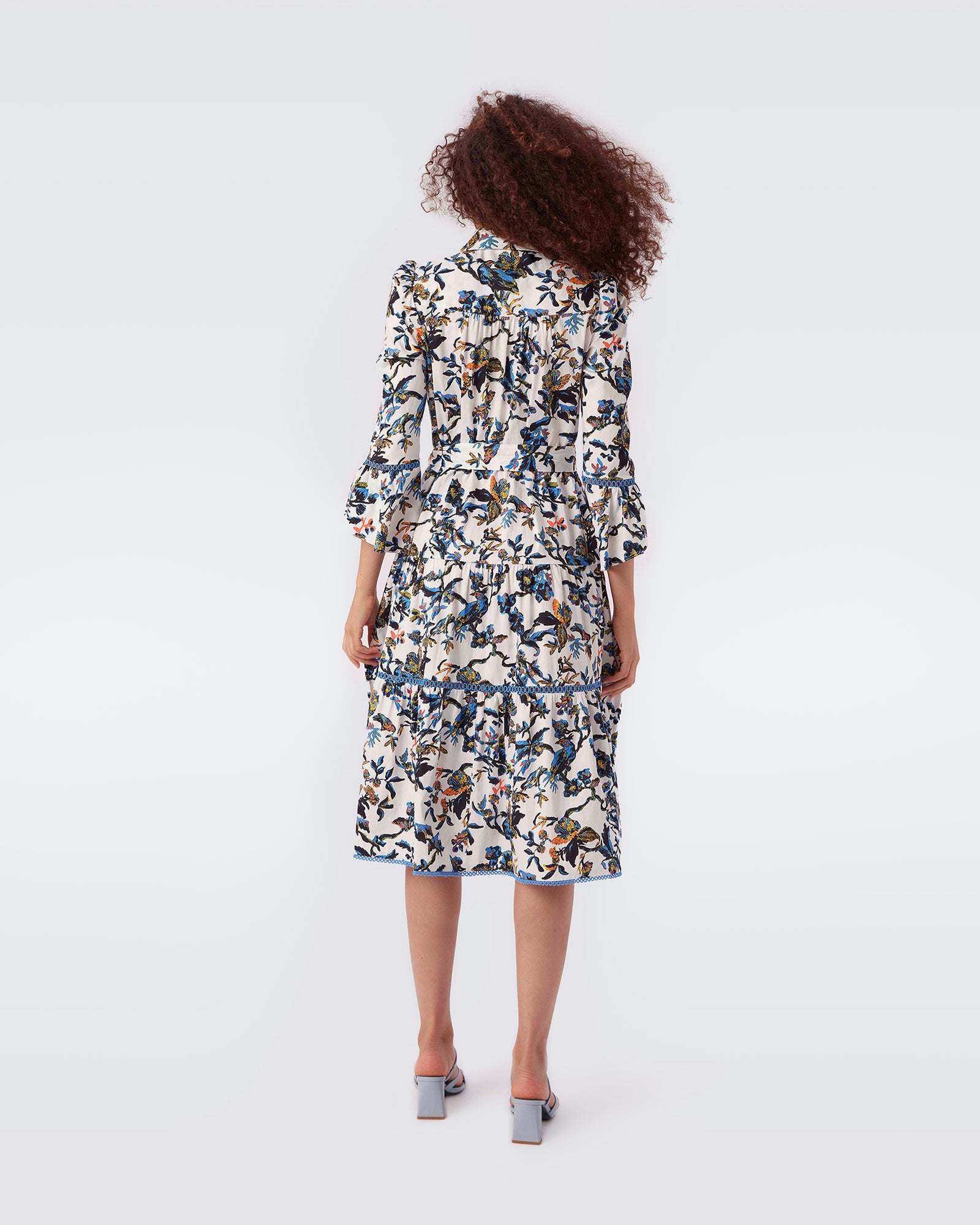 Barry Cotton Midi Dress